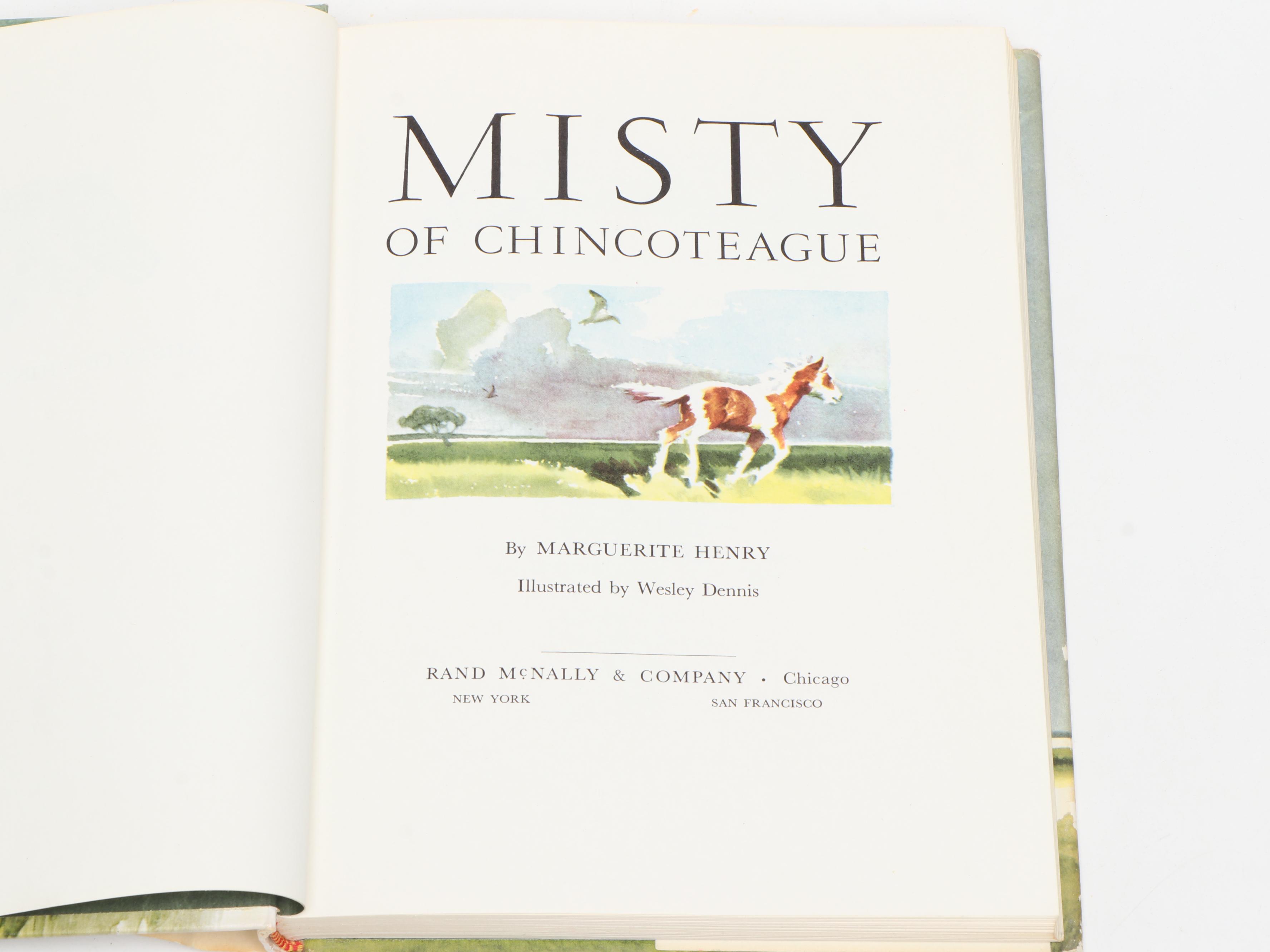 "Misty of Chincoteague" by Marguerite Henry and Other Hardcover Classics