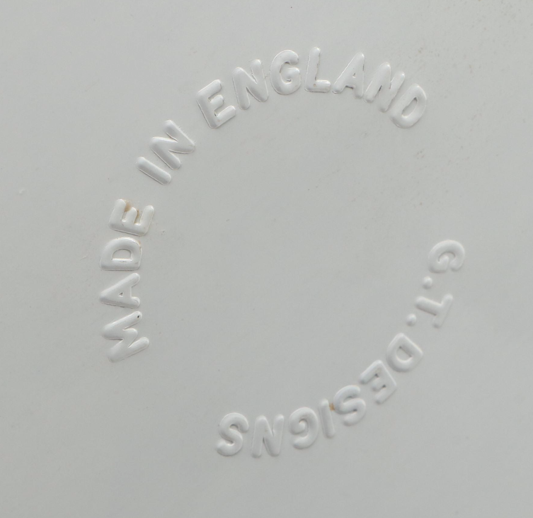 GT Designs English Canister Set with Carnation Malt Shaker and Napkin Holder