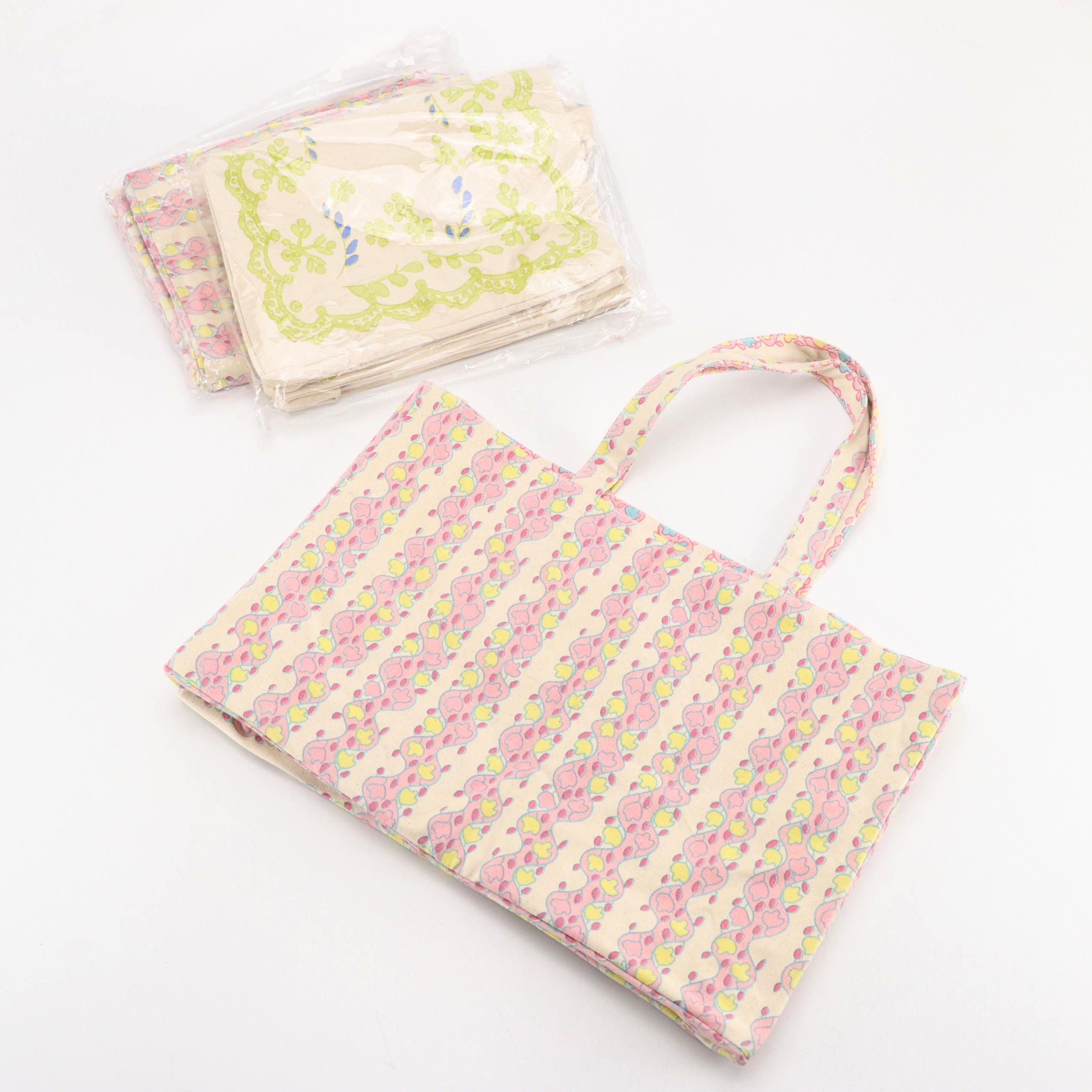 Olive Street Multi Printed Totes