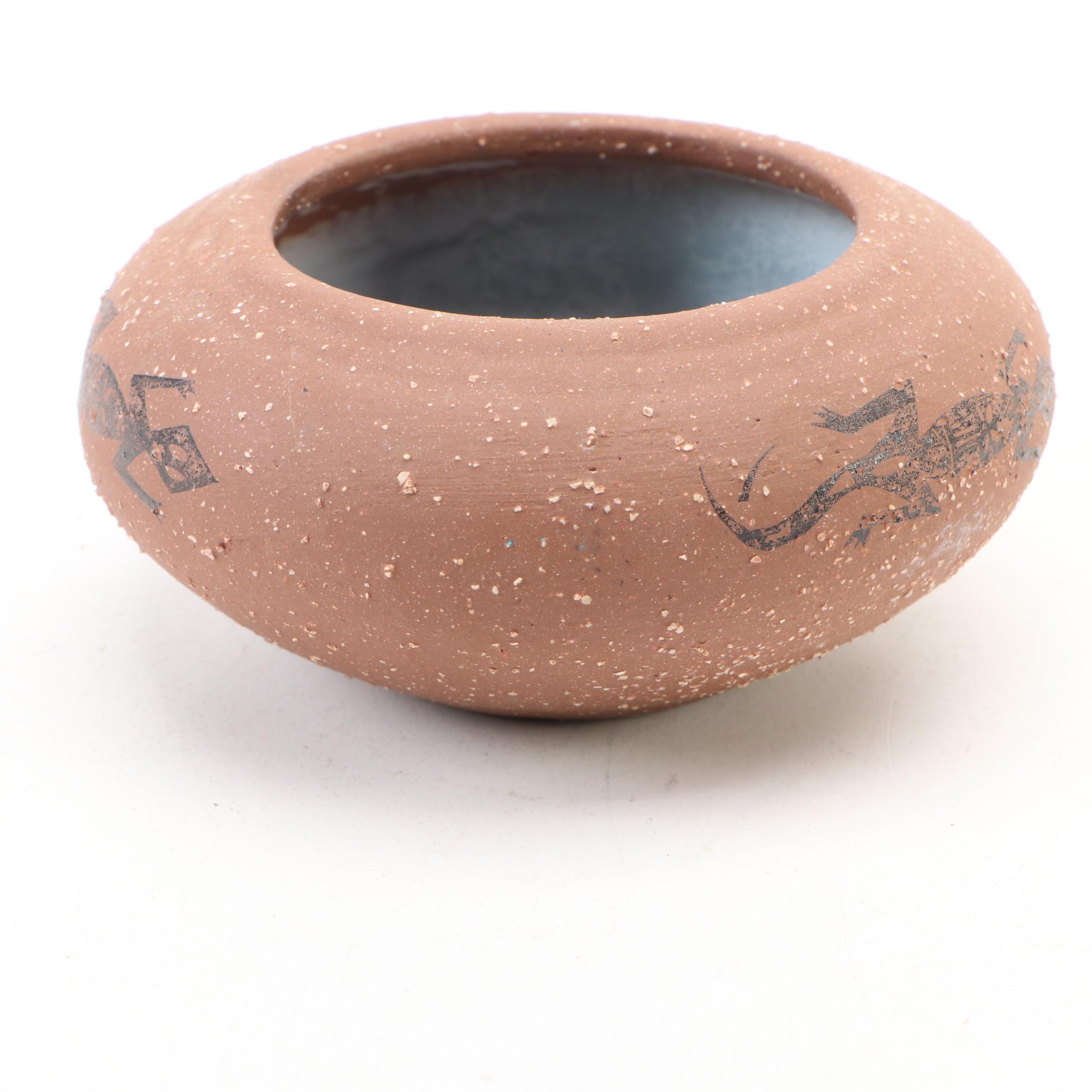 Artisan Signed Laguna & Jemez Pueblos Ollas, Wedding Vase and More Pottery