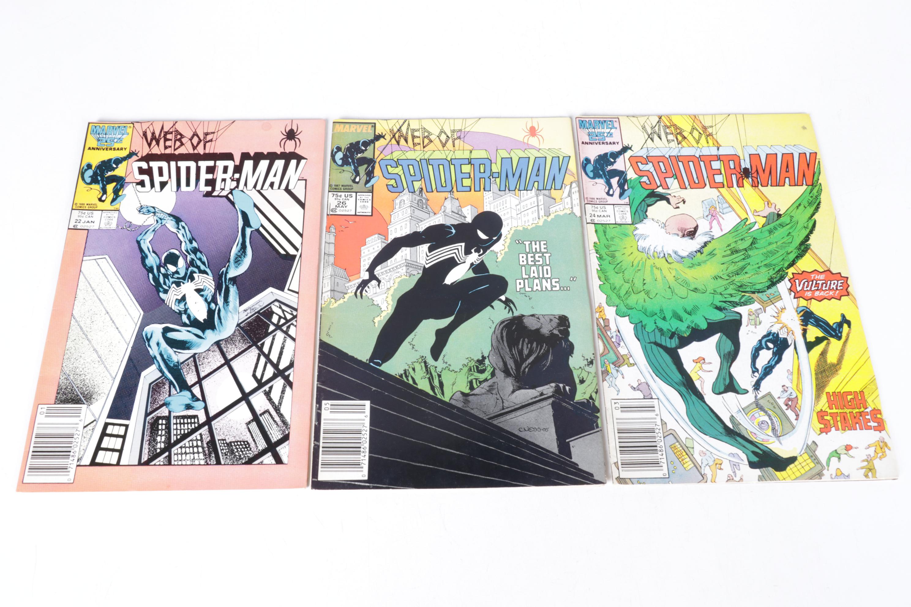 Marvel Comics "Web of Spider-Man" & Other Bronze Era Comic Collections