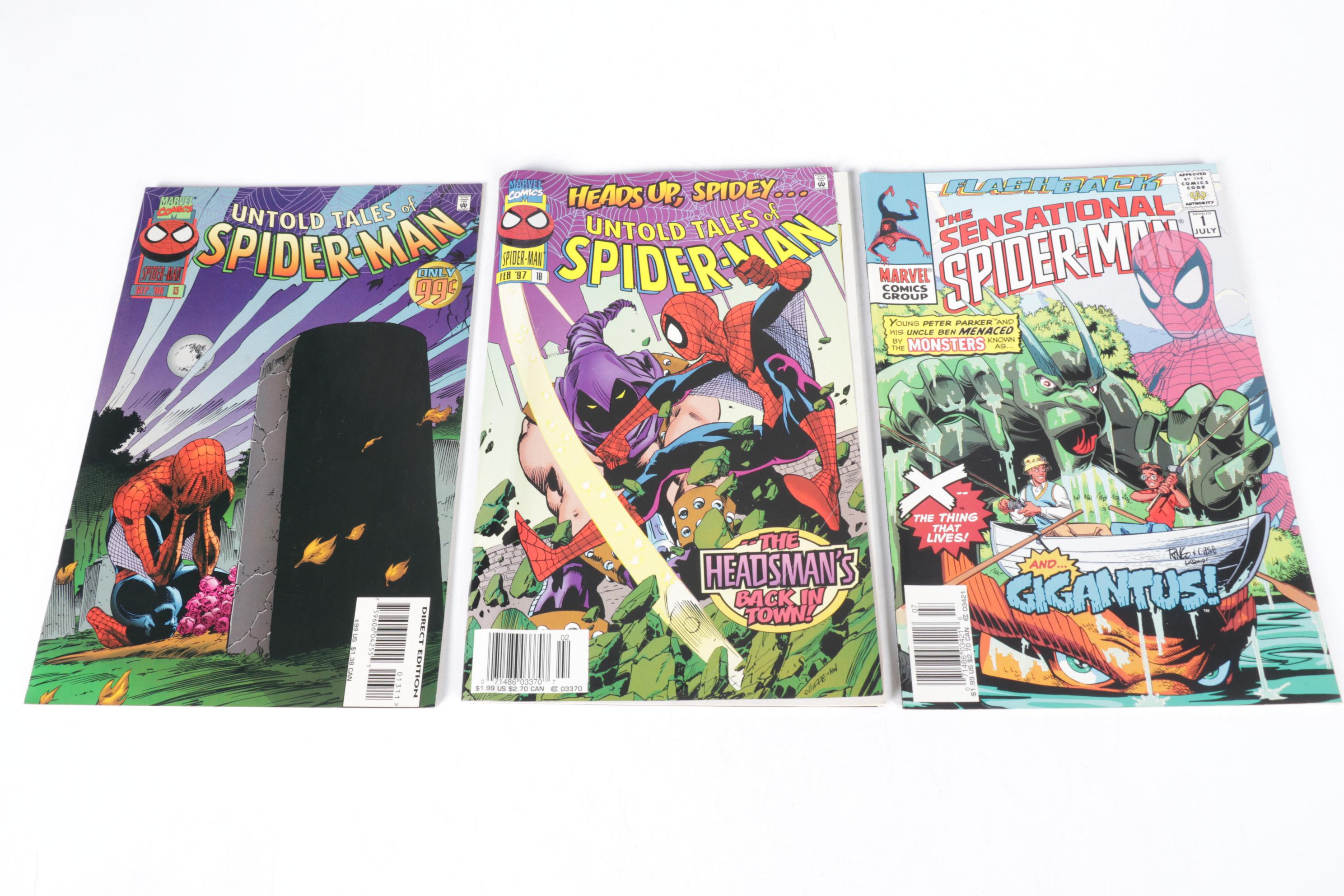 Marvel Comics "Web of Spider-Man" & Other Bronze Era Comic Collections