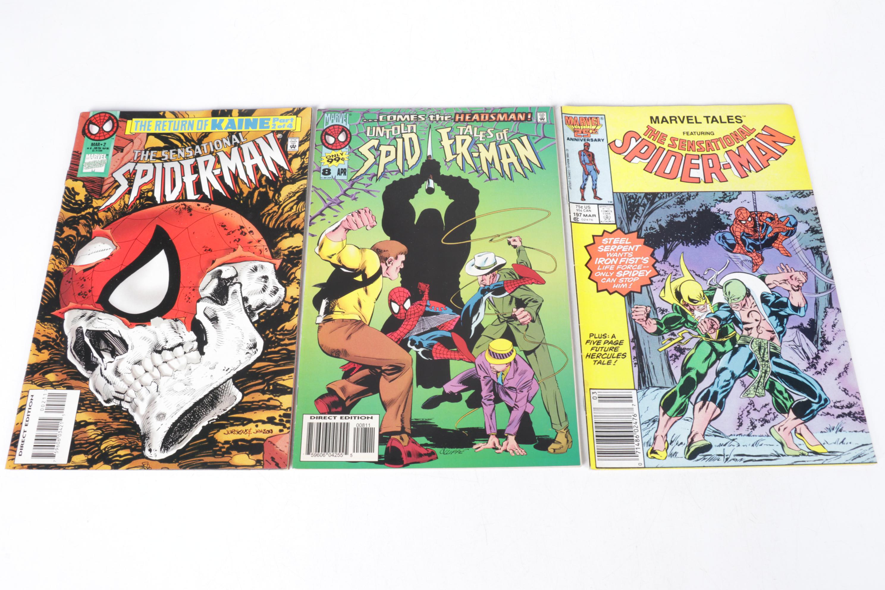 Marvel Comics "Web of Spider-Man" & Other Bronze Era Comic Collections
