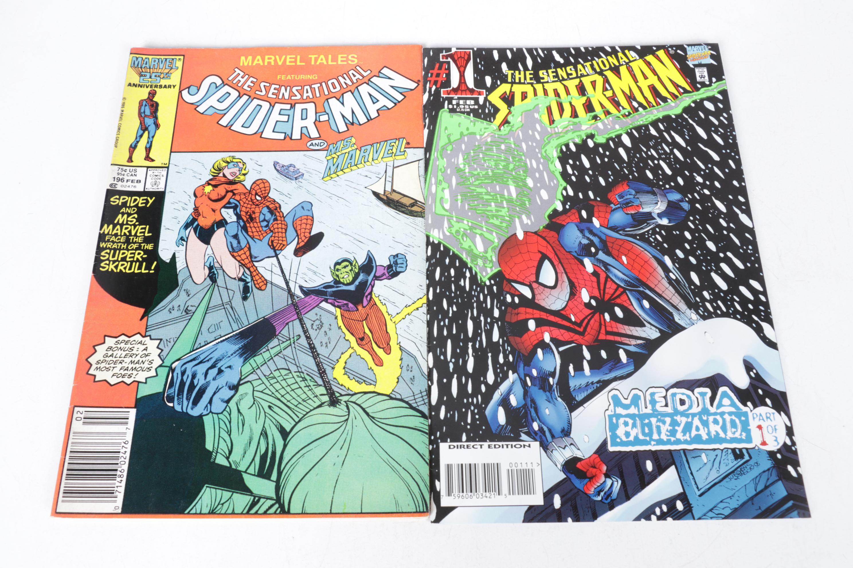 Marvel Comics "Web of Spider-Man" & Other Bronze Era Comic Collections