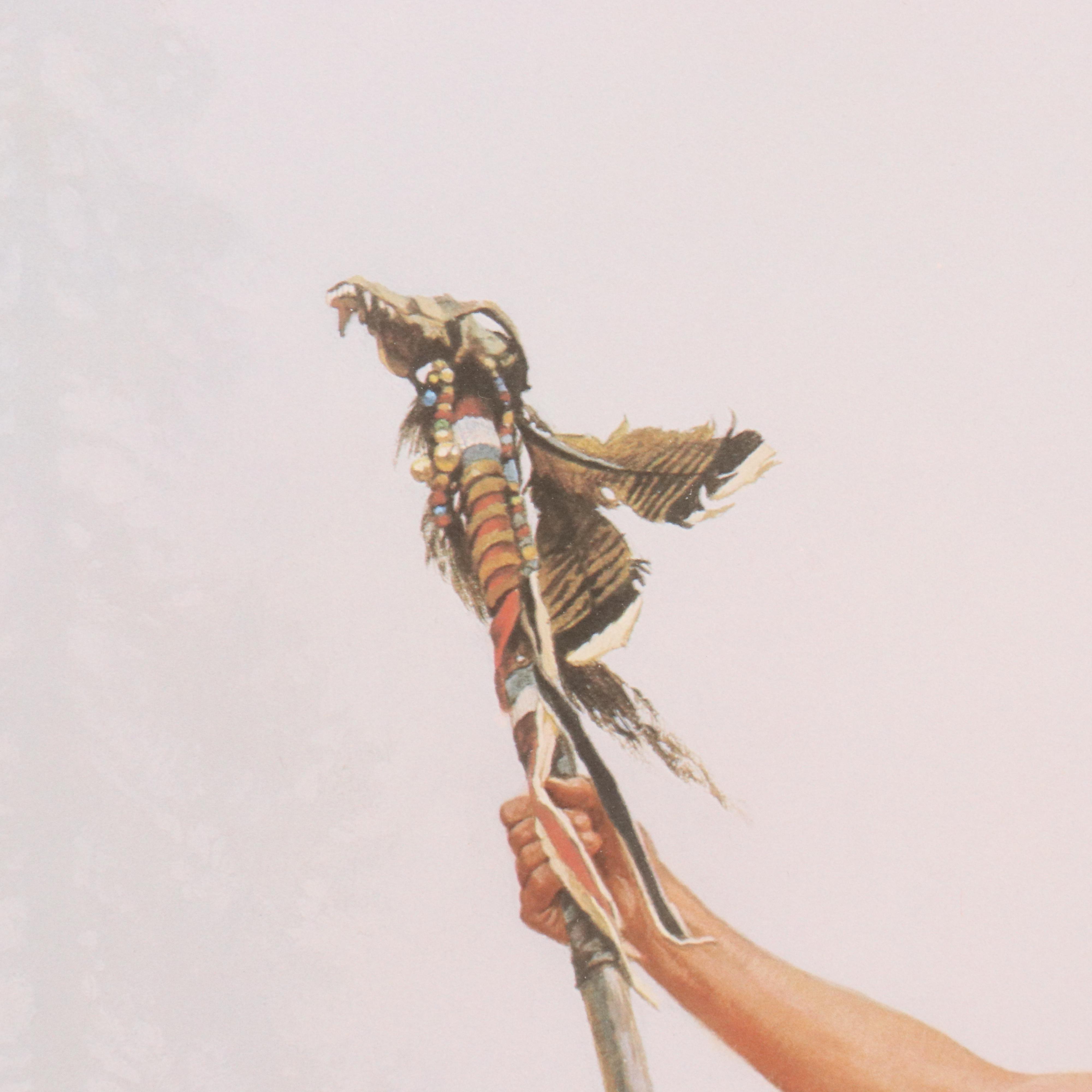 After Chuck Ren Offset Lithograph "Deliverance"