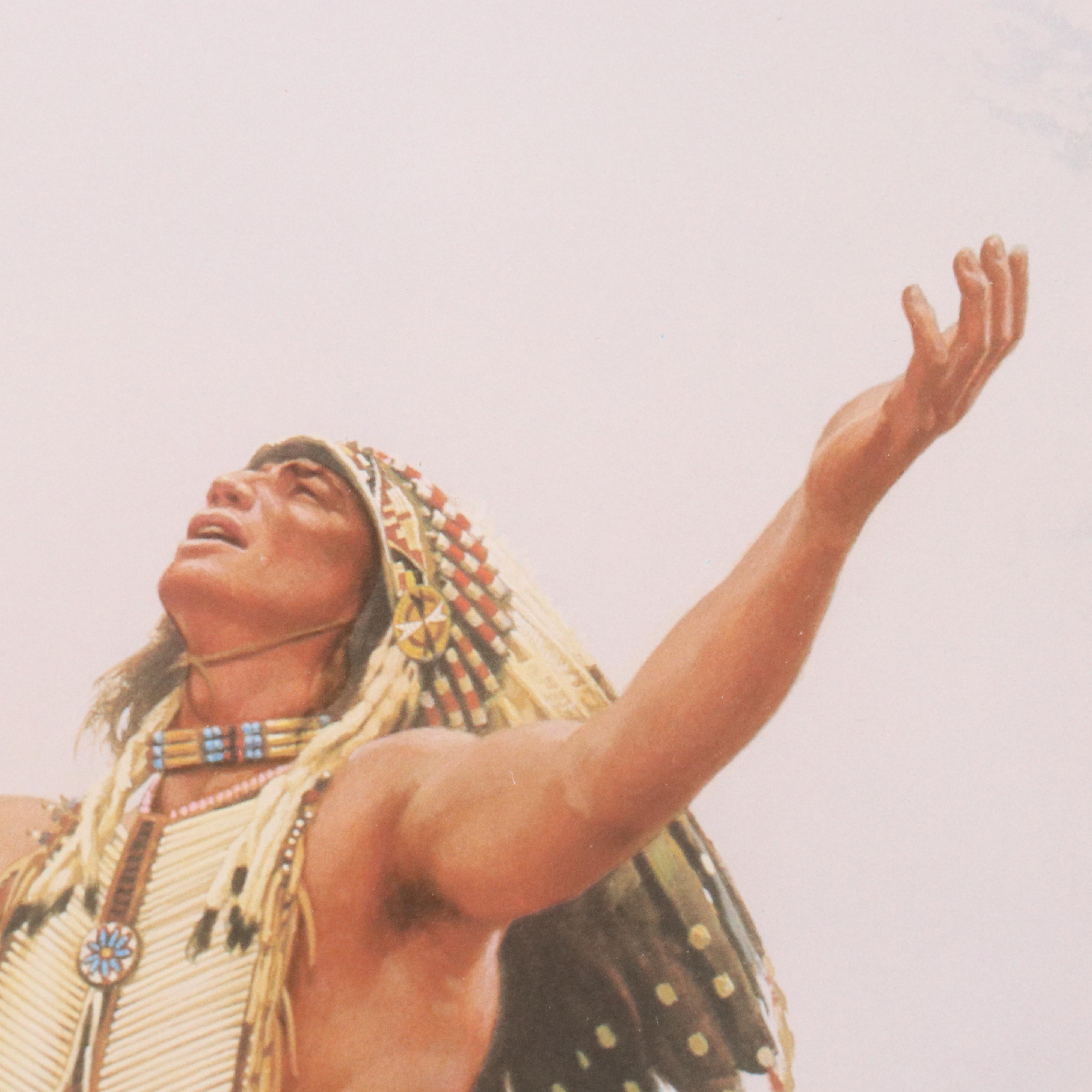 After Chuck Ren Offset Lithograph "Deliverance"