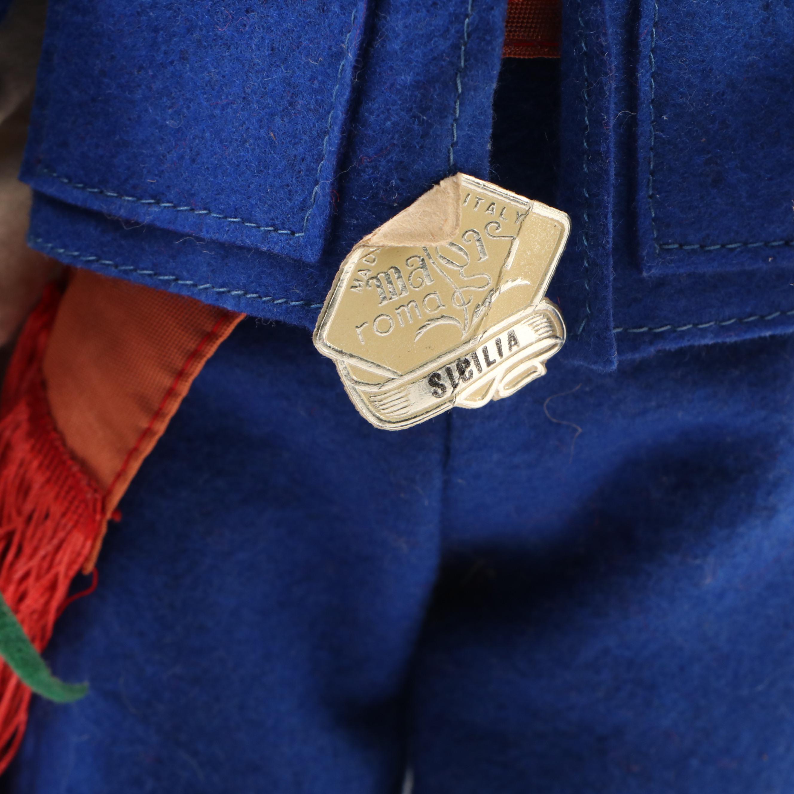 Magis Roma Italian Felt Dolls in Traditional Sicilian and Venetian Clothing