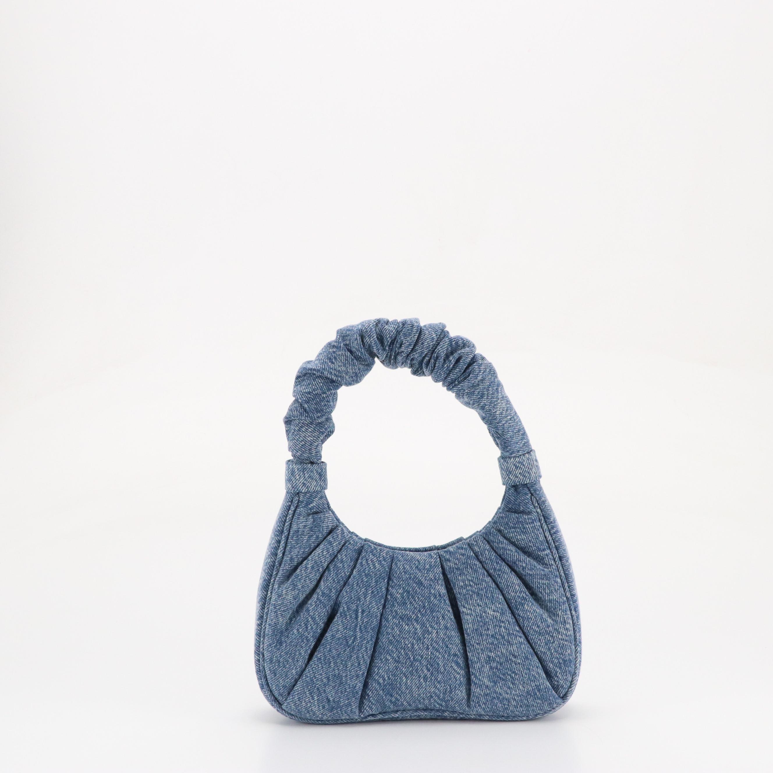 JW Pei Gabbi Ruched Fabric Handbag and Zac Zac Posen Belay Leather Crossbody