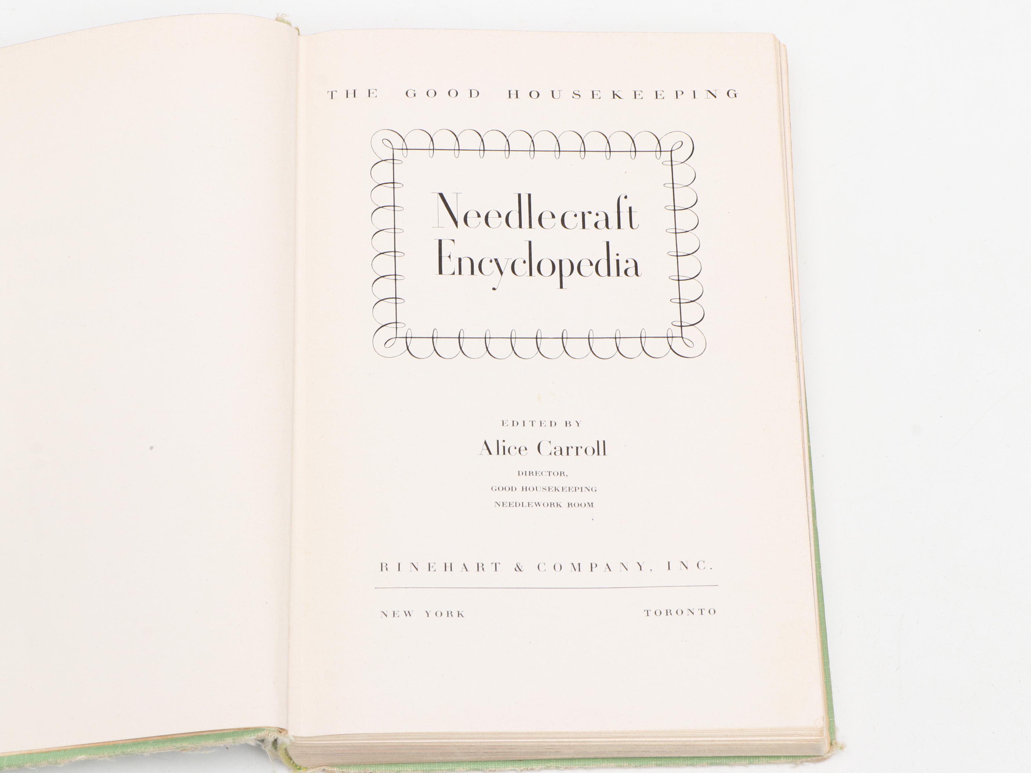 "The Good Housekeeping Needlecraft Encyclopedia" and More Nonfiction Books