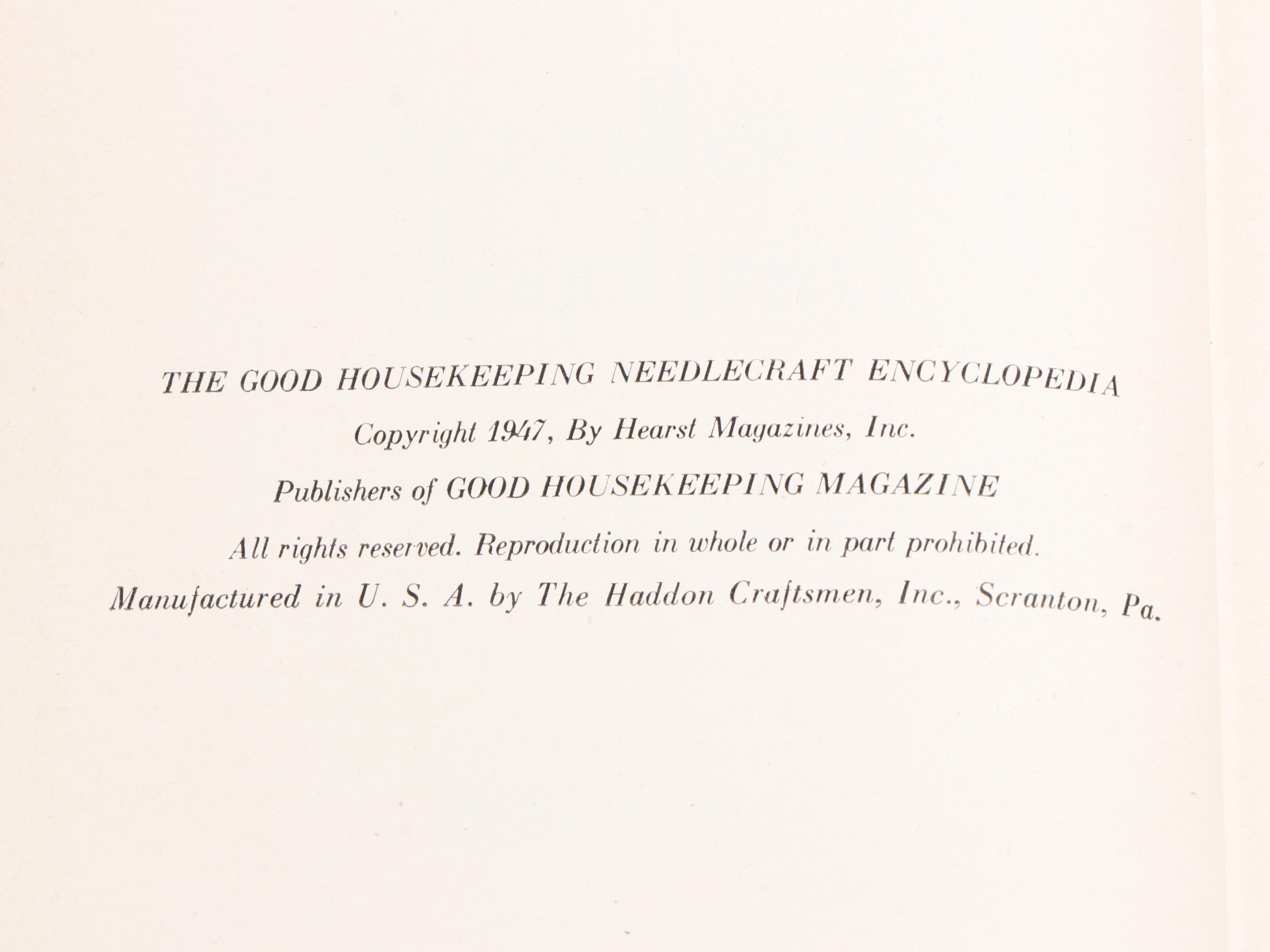 "The Good Housekeeping Needlecraft Encyclopedia" and More Nonfiction Books