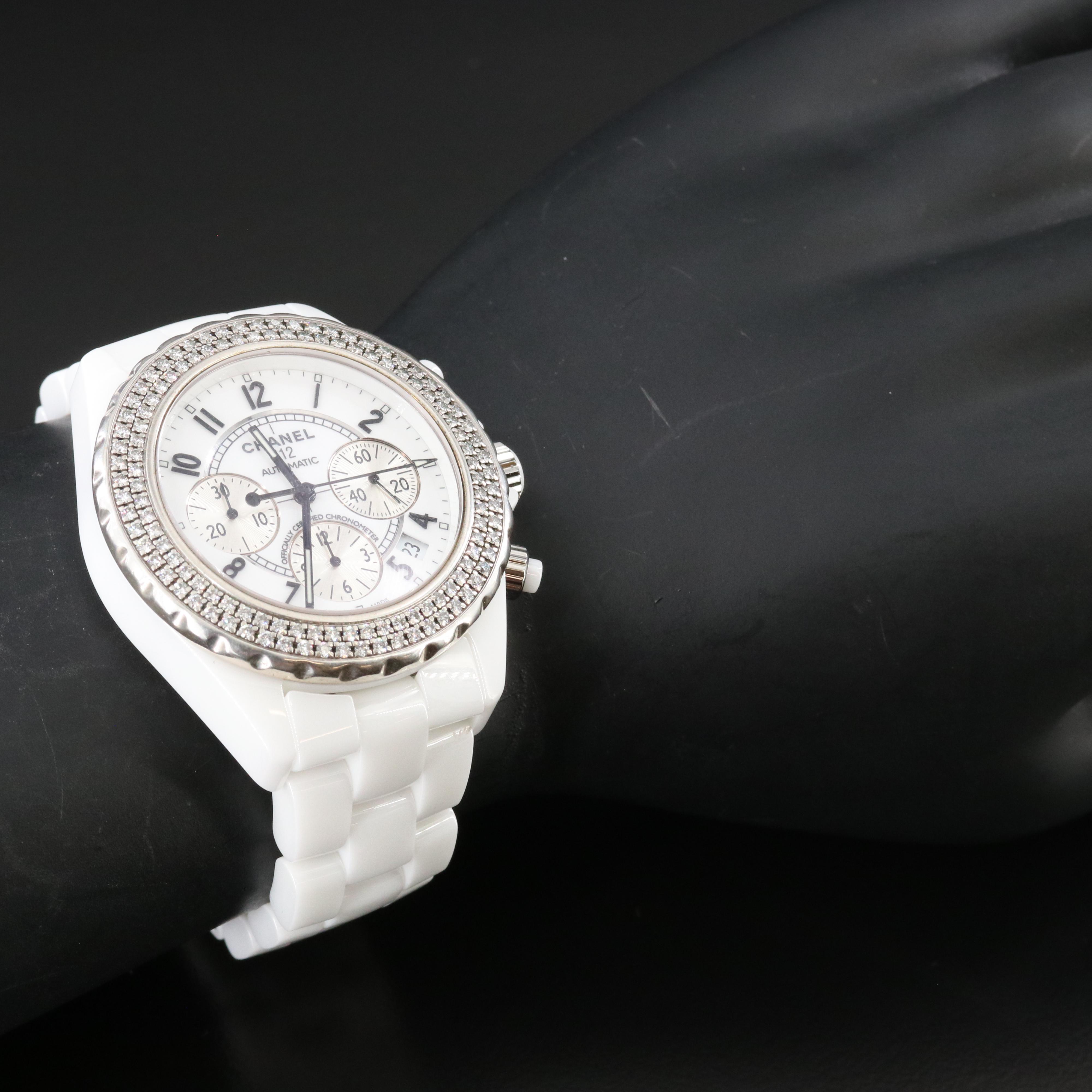 Chanel J12 Chronograph Factory Diamond Watch