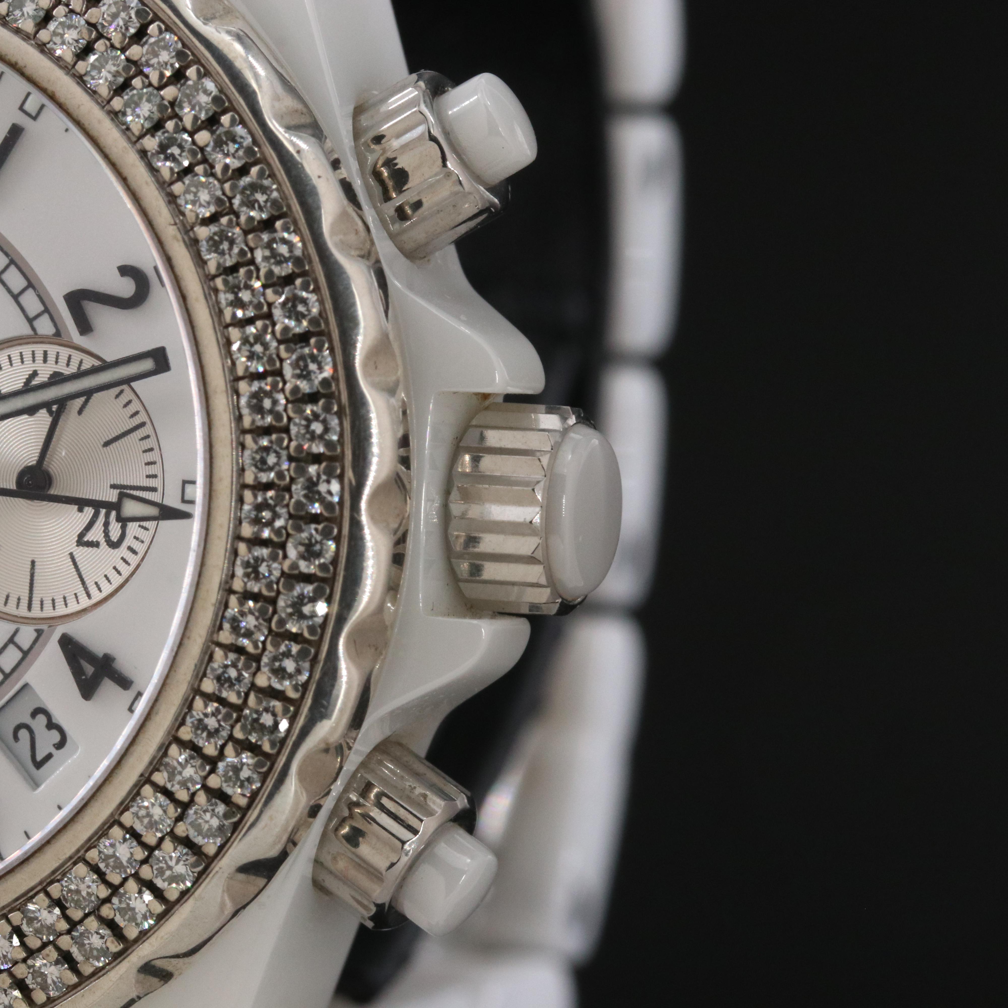Chanel J12 Chronograph Factory Diamond Watch