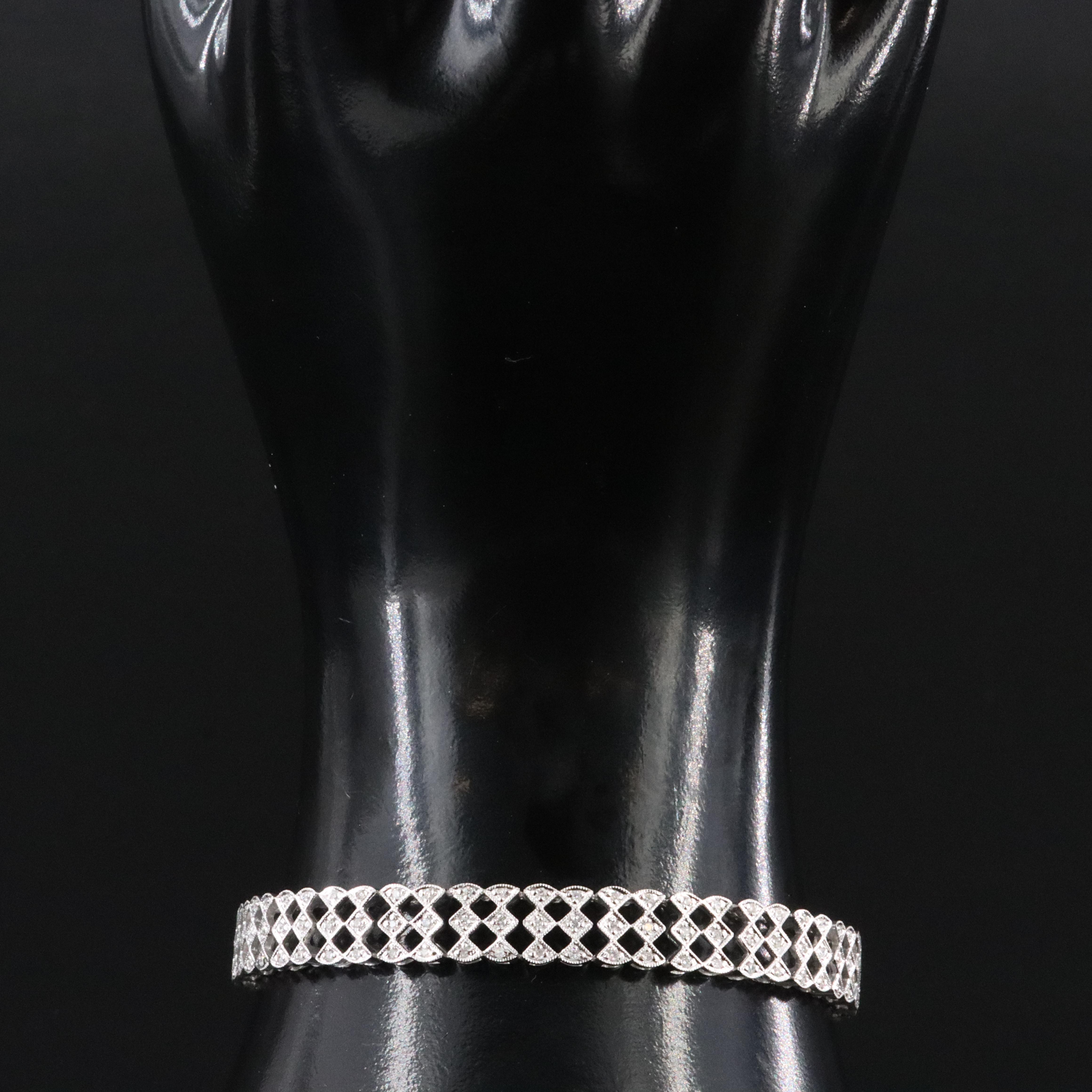 14K 1.01 CTW Diamond Bracelet