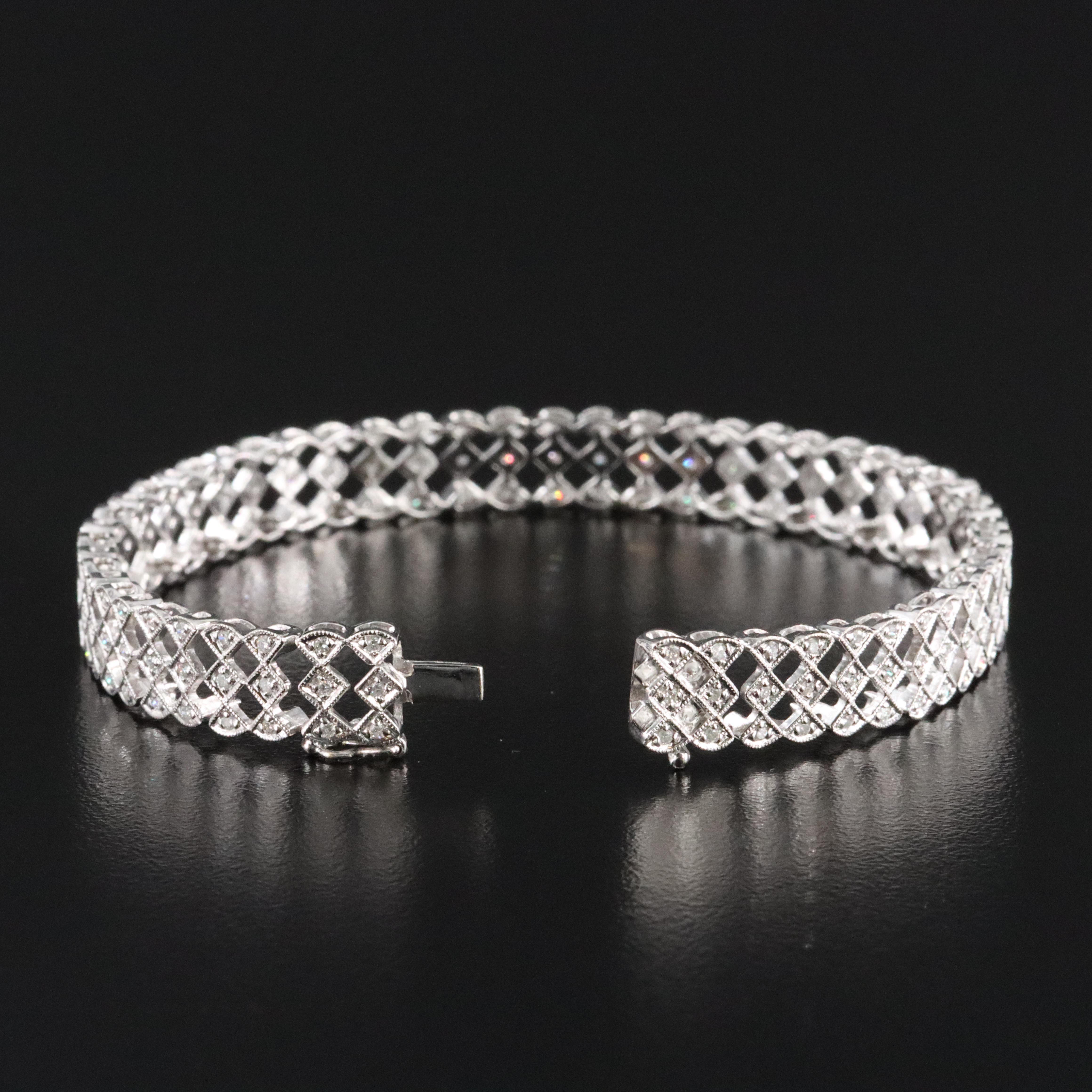 14K 1.01 CTW Diamond Bracelet