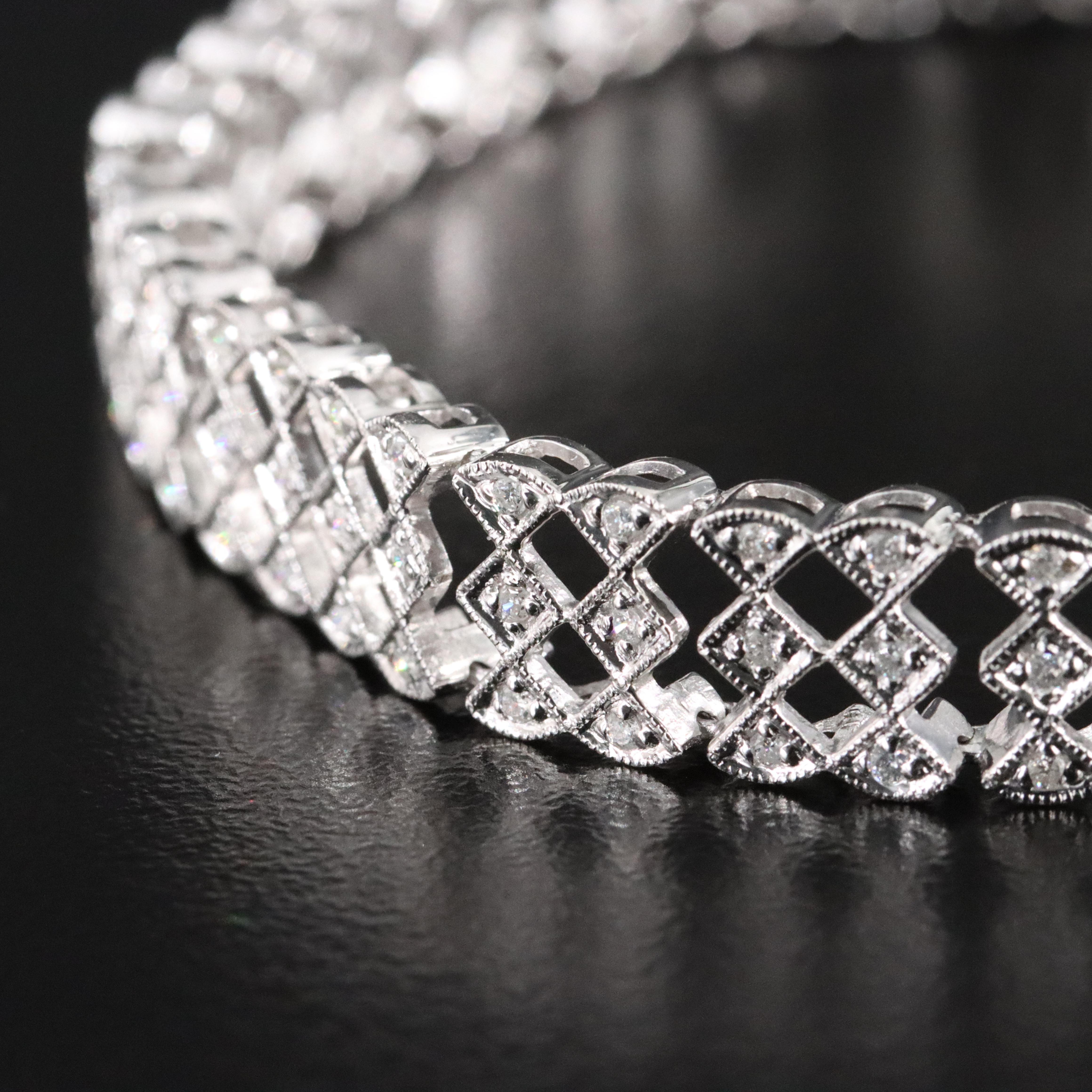 14K 1.01 CTW Diamond Bracelet