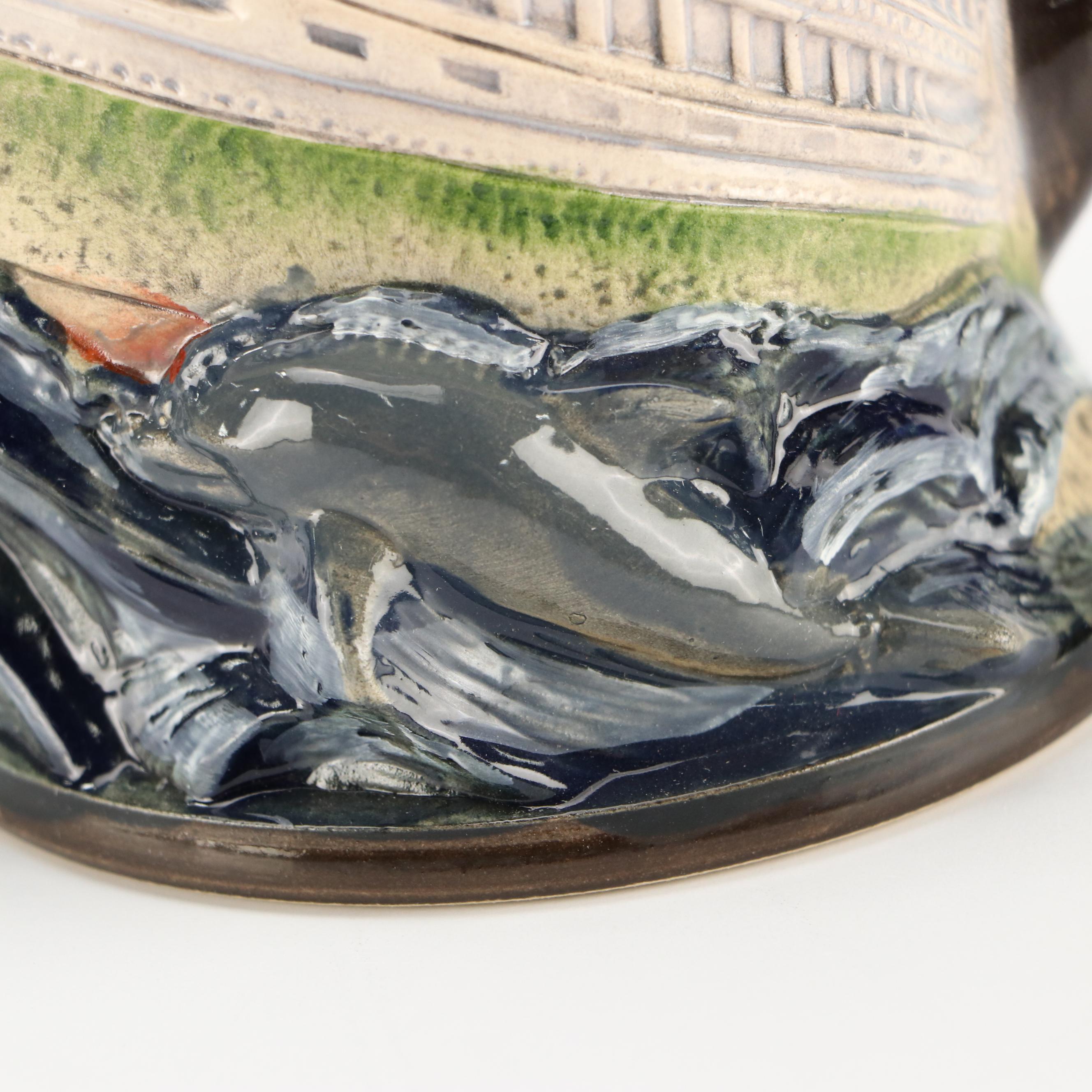 Ransbach-Baumbach German Beer Stein With Pewter Lid