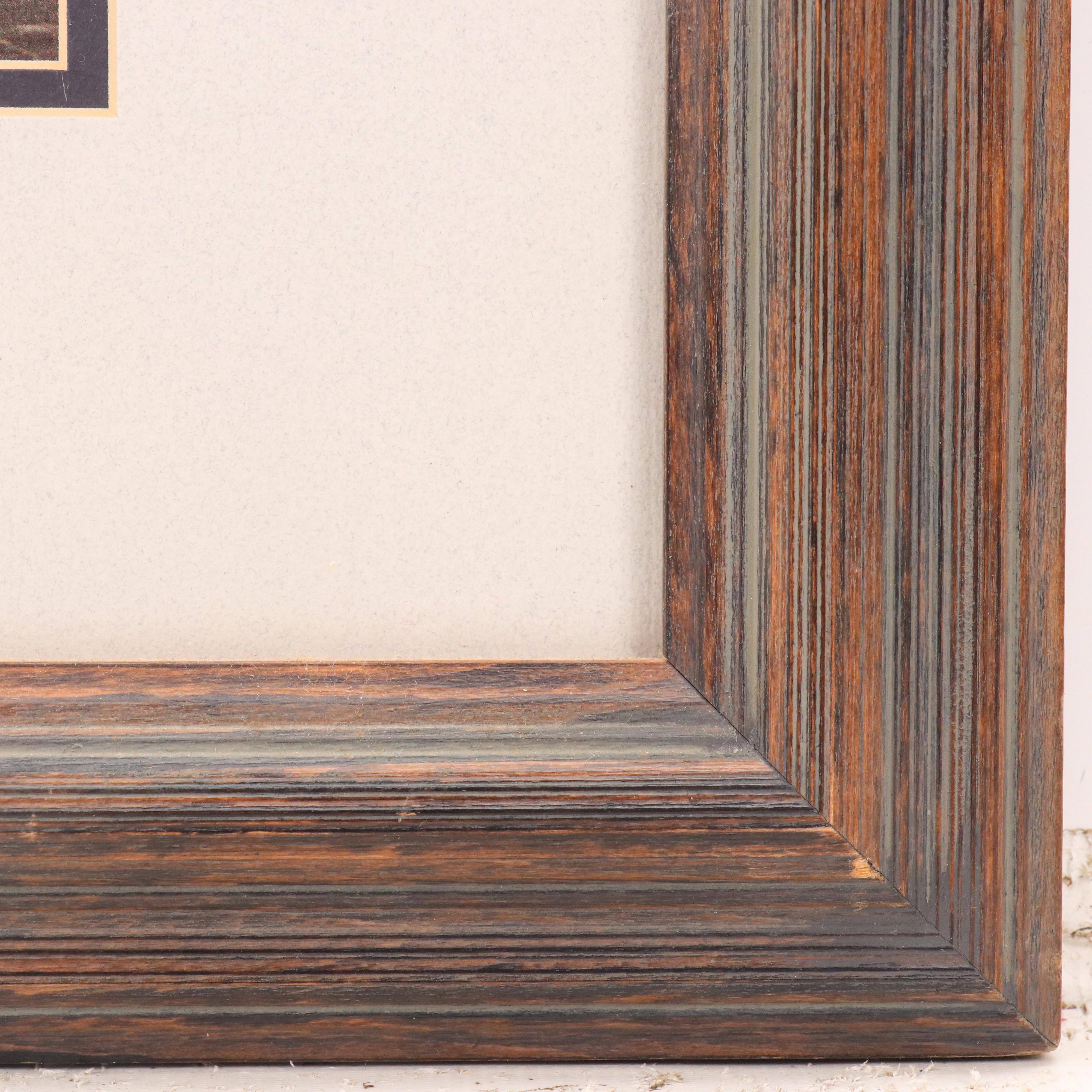 After Daniel Smith Offset Lithograph "Shrouded Forest - Bald Eagle"