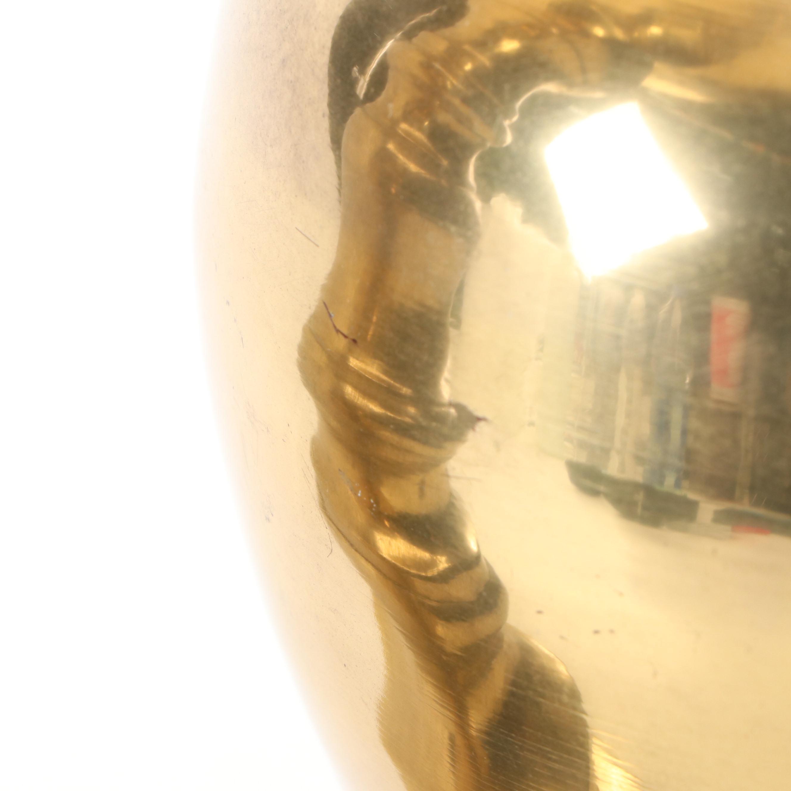 Brass Pillar Candle Holder with Decorative Containers