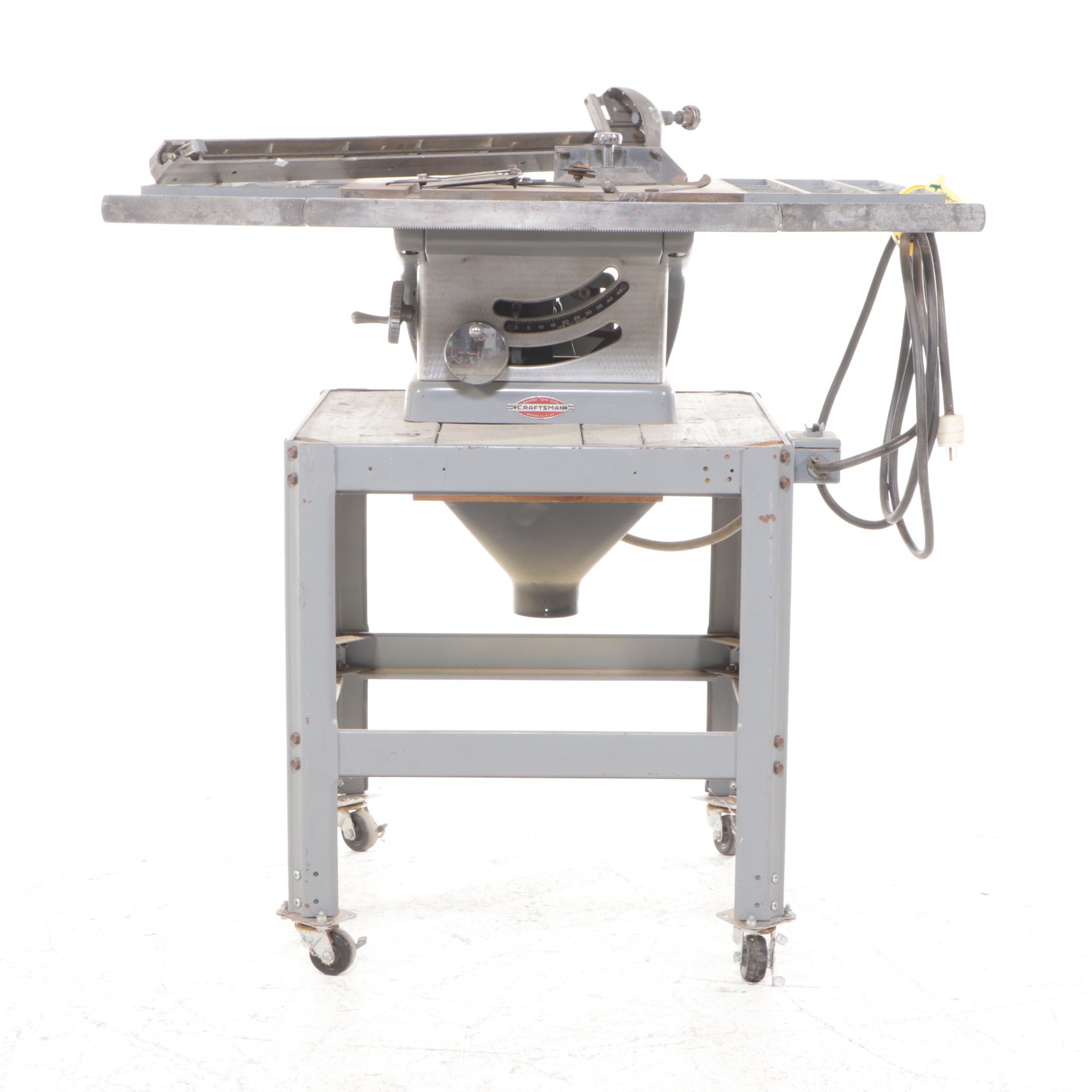 Craftsman Tilting Table Saw with Wheeled Stand