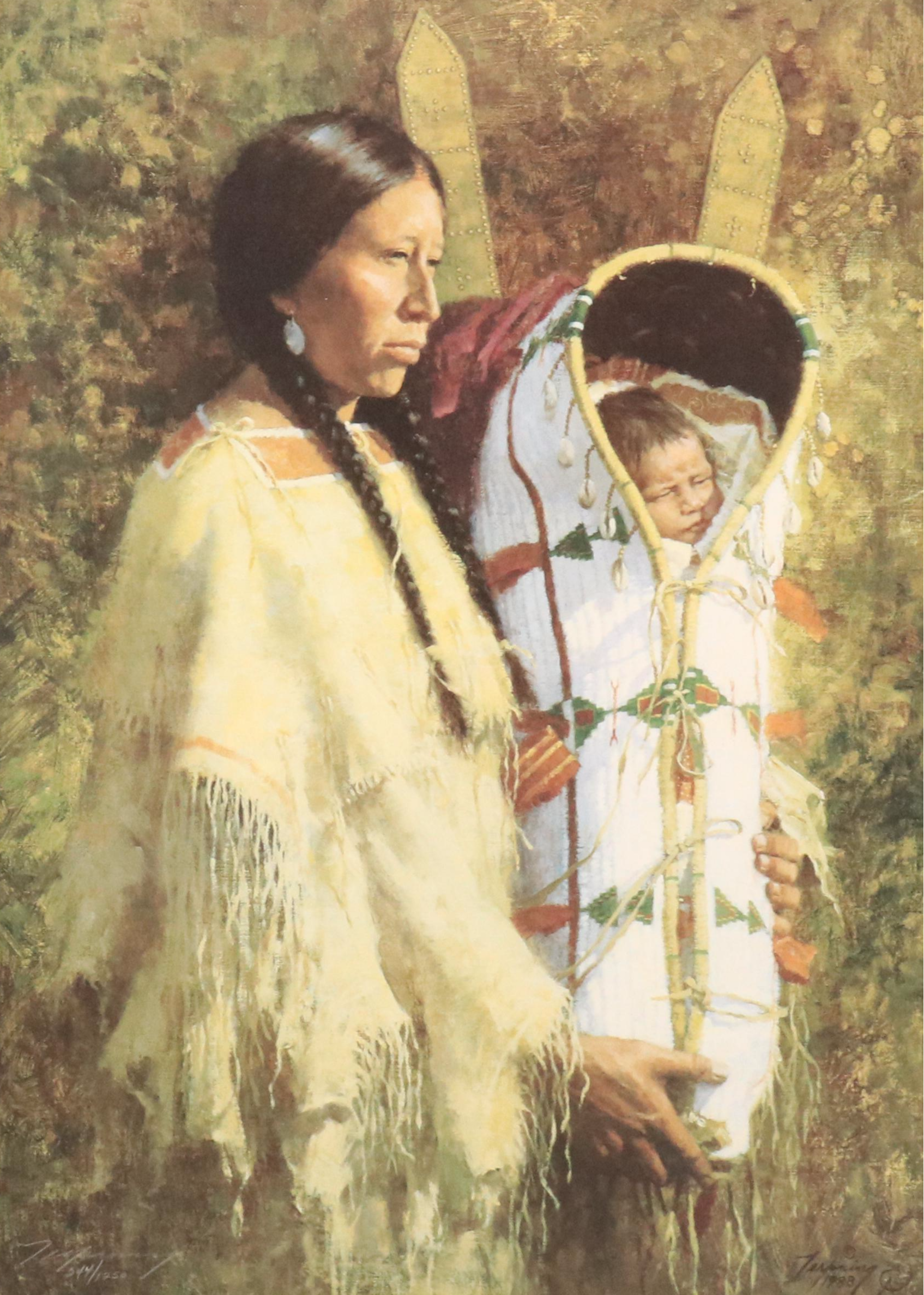 Howard Terpning Offset Lithograph "Pride of the Cheyenne," 1988