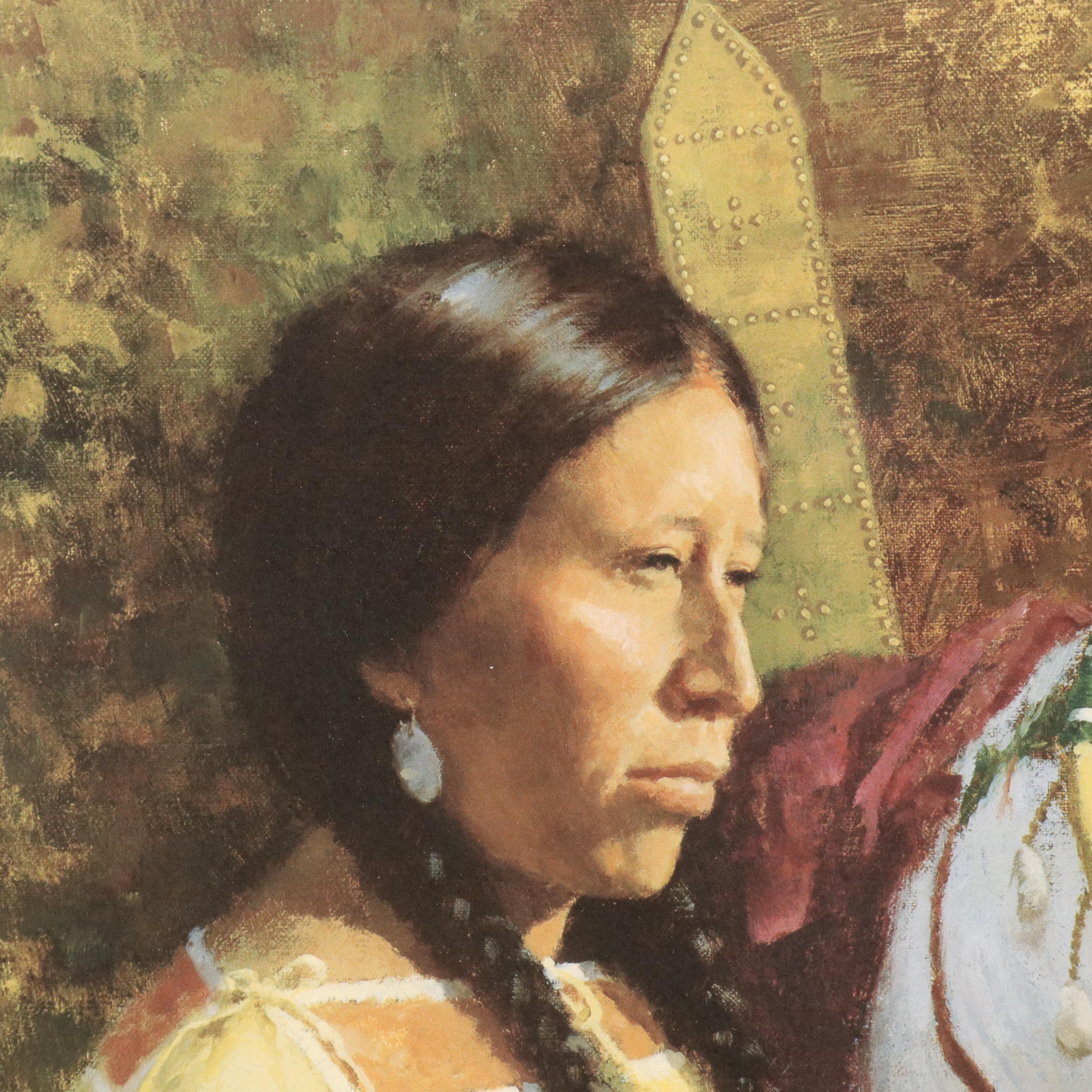 Howard Terpning Offset Lithograph "Pride of the Cheyenne," 1988