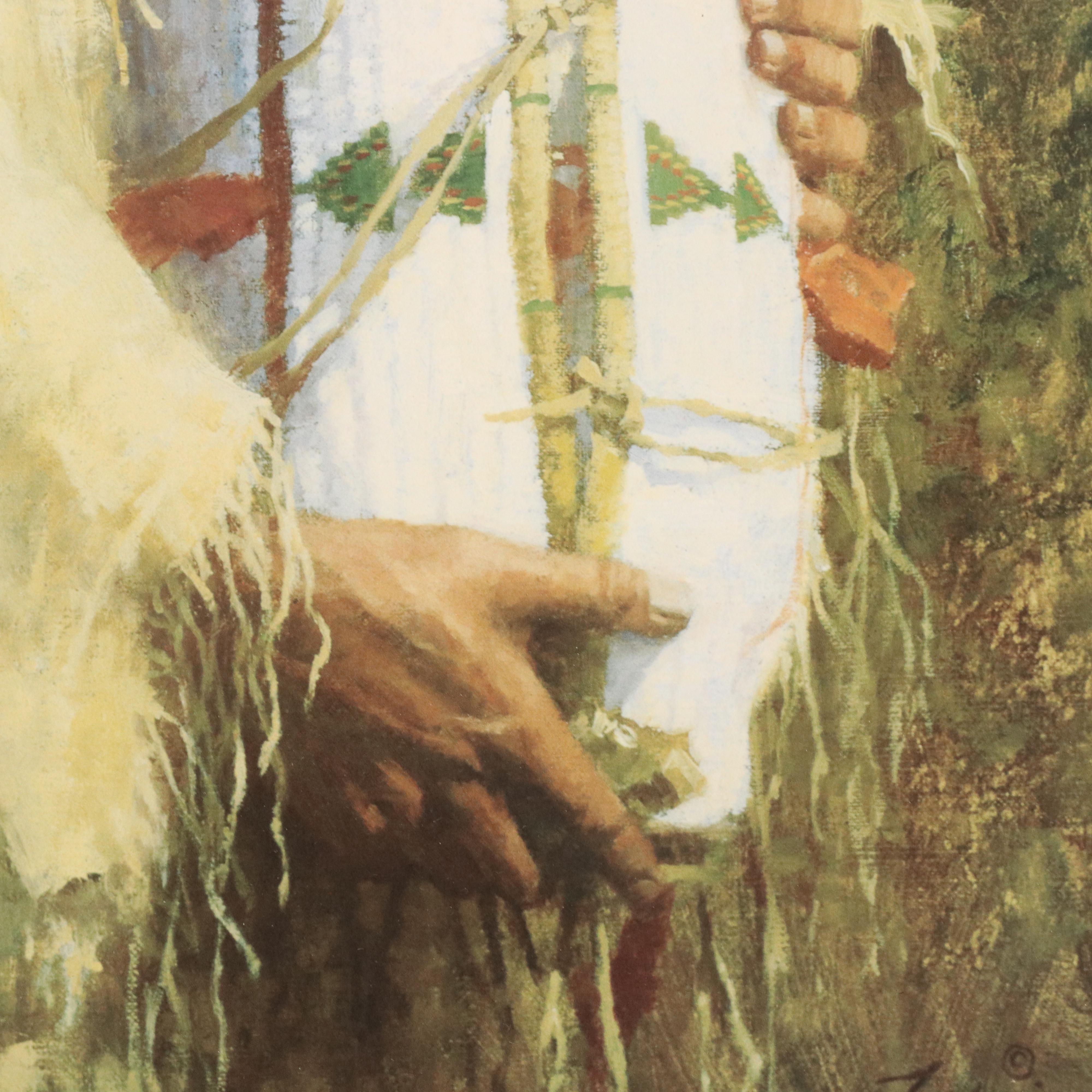 Howard Terpning Offset Lithograph "Pride of the Cheyenne," 1988