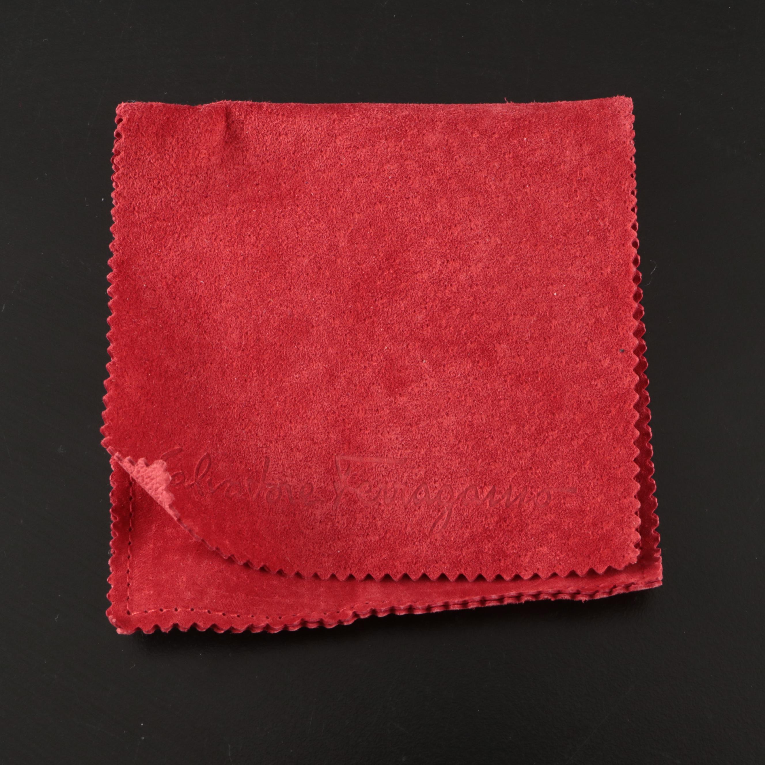 Salvatore Ferragamo Vara Gold Tone Key Ring with Gift Box