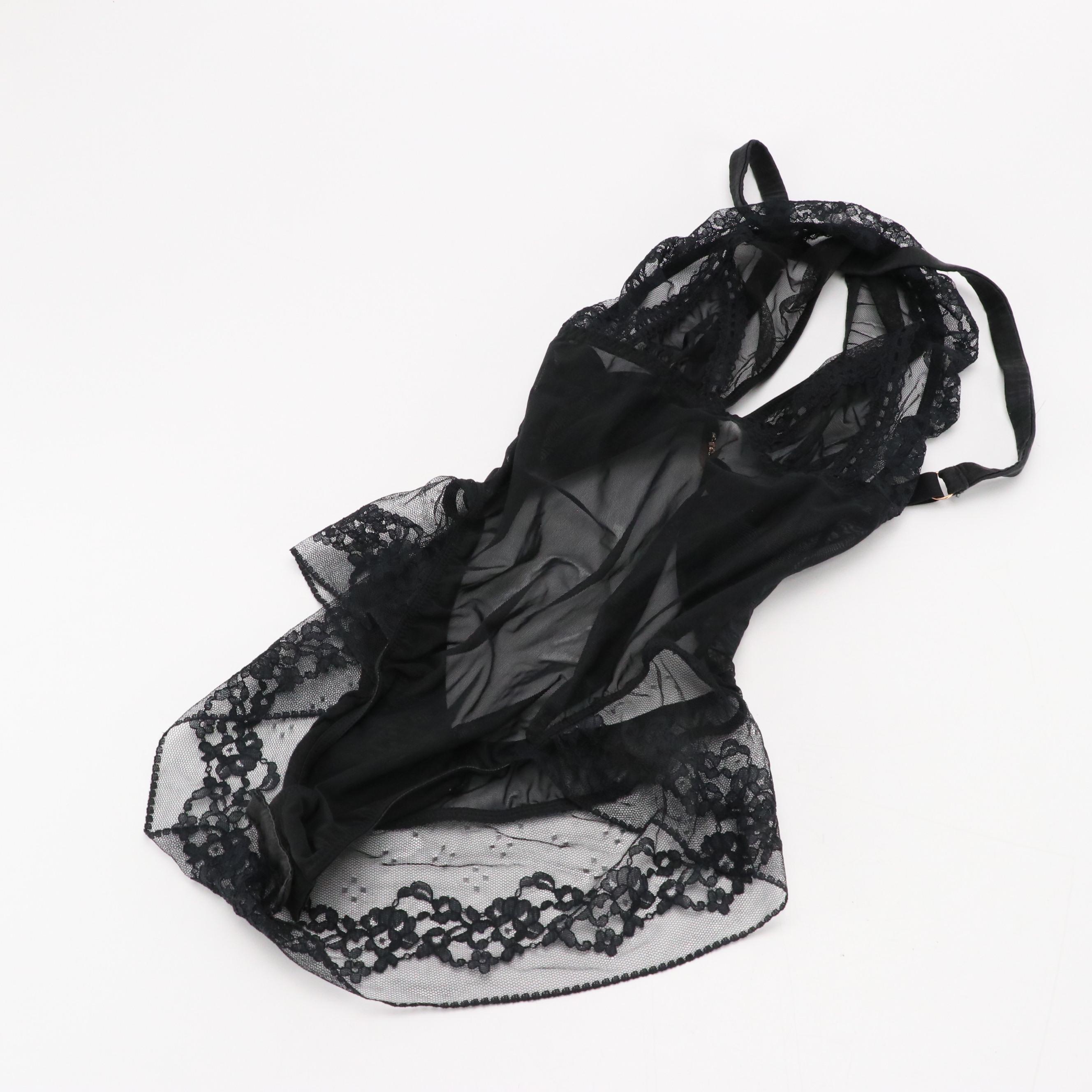 Dreamgirl Lace Garter Teddy, Dita Von Teese Lingerie Sets and Bras, With Tags