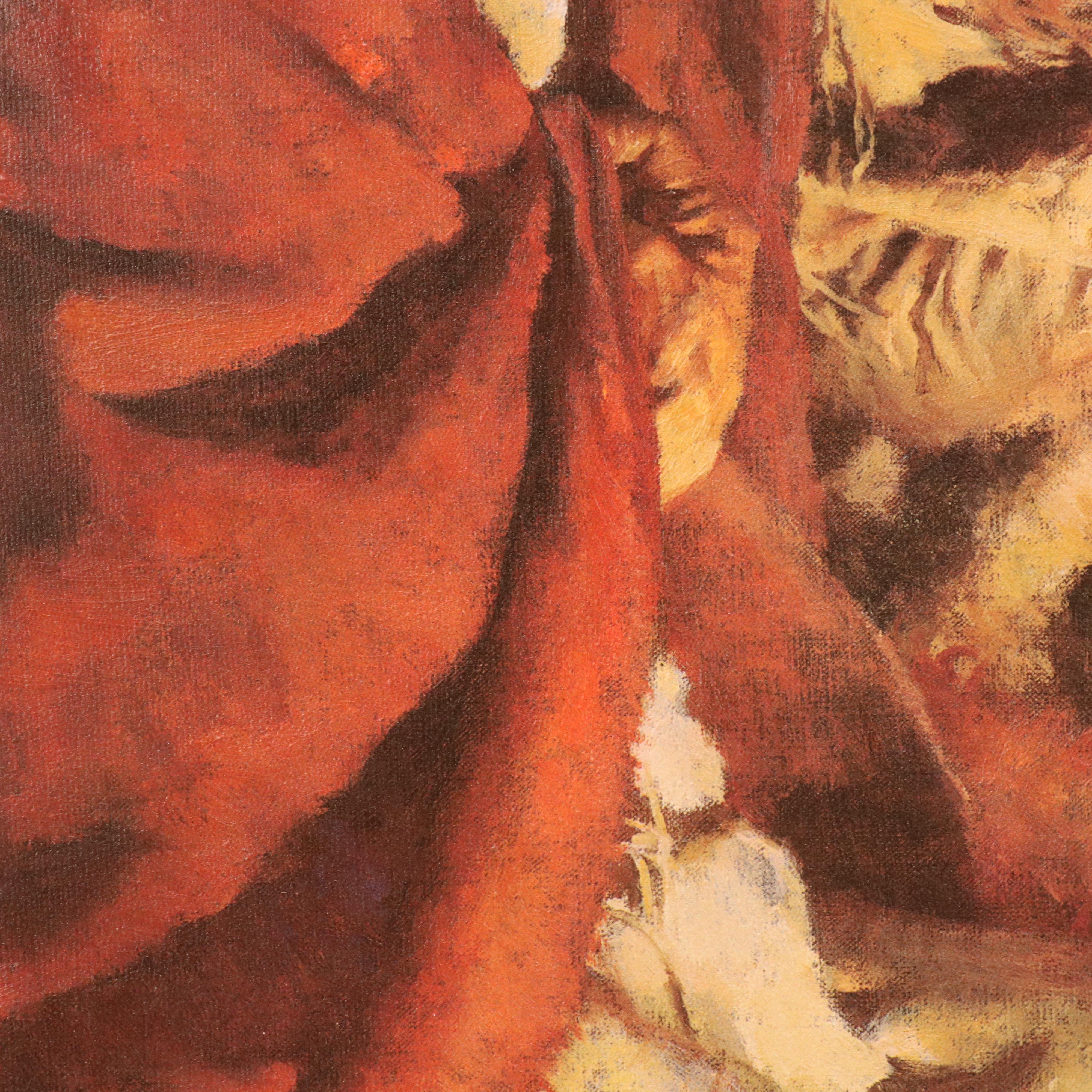 Howard Terpning Offset Lithograph "Grandfather Speaks"