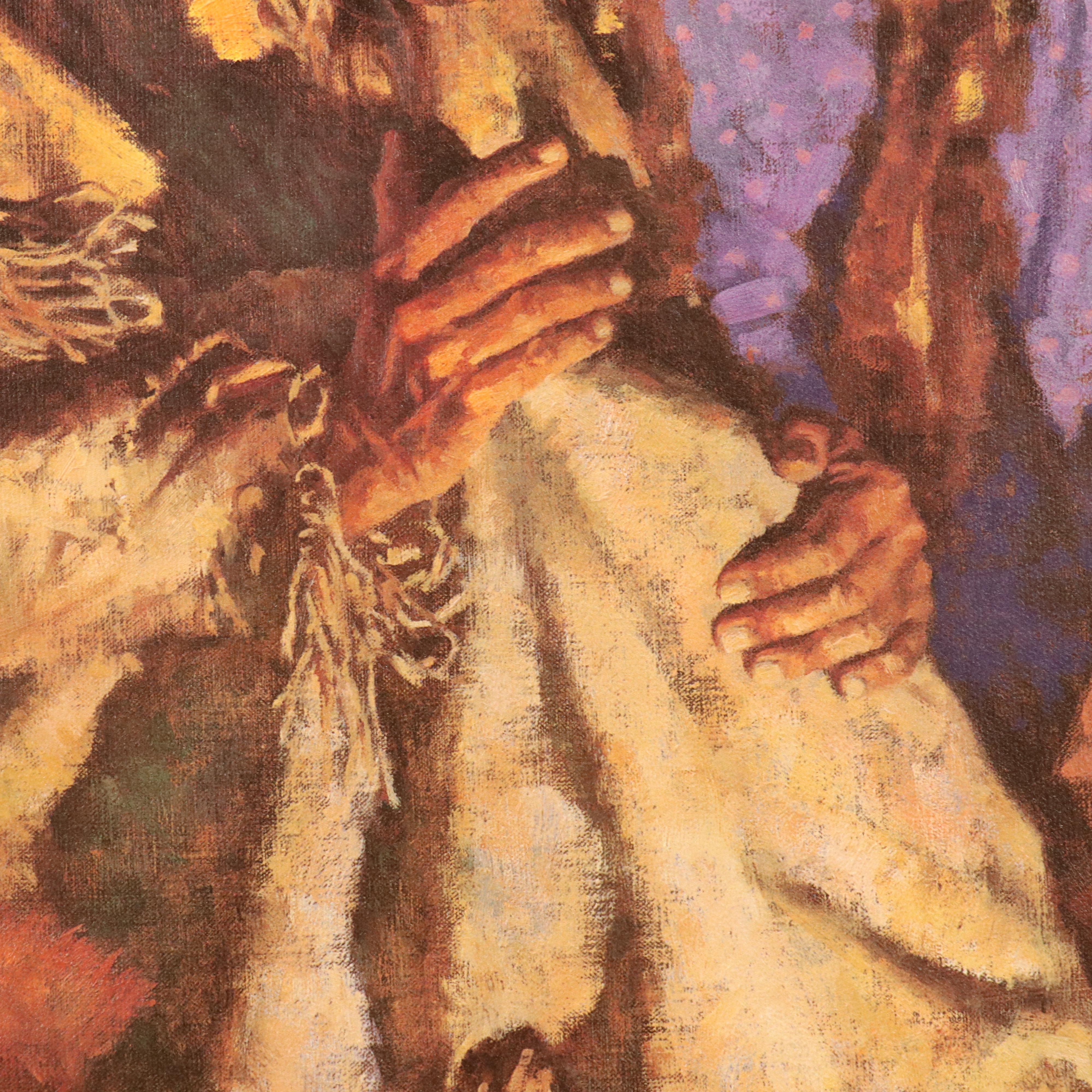 Howard Terpning Offset Lithograph "Grandfather Speaks"