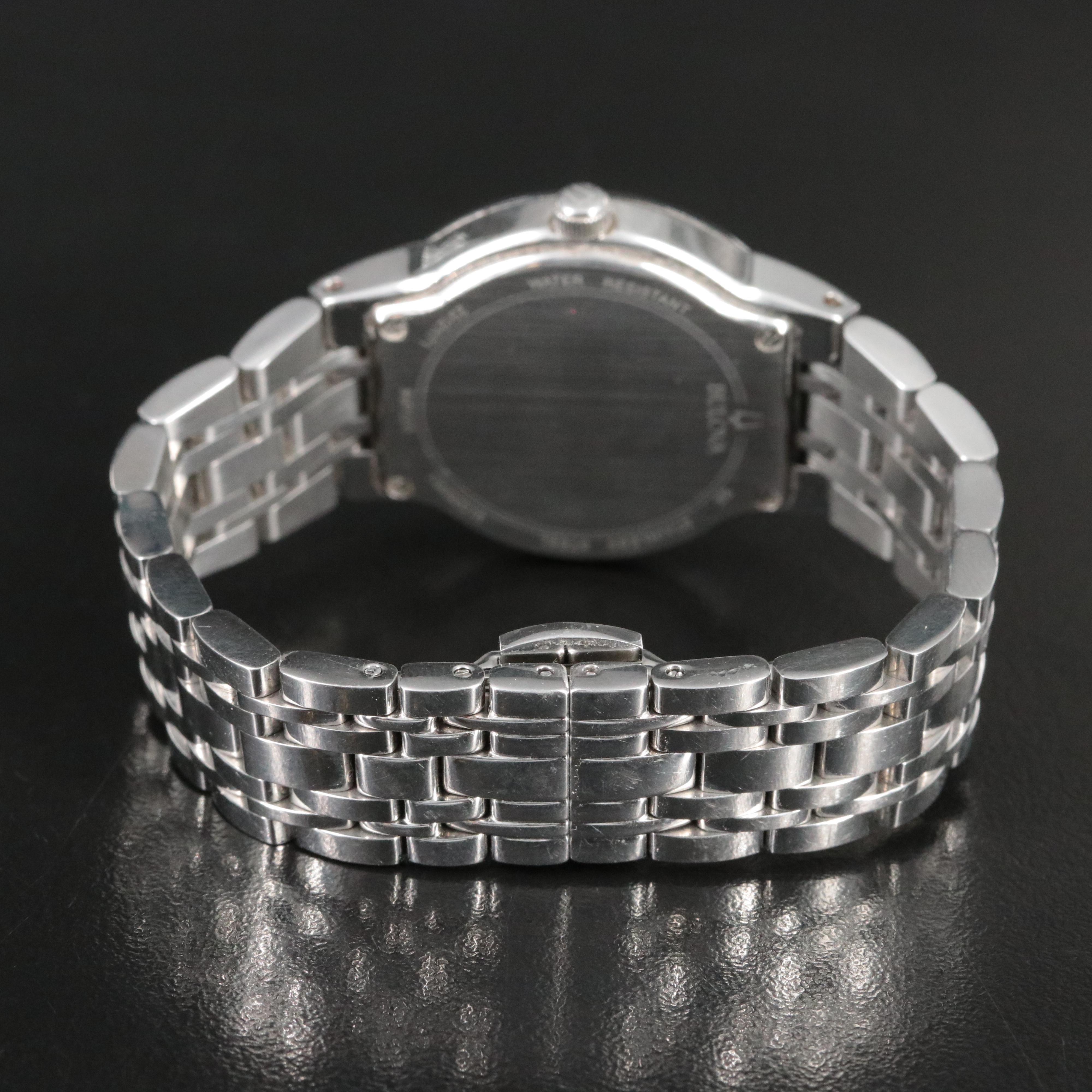 Bulova Diamond Dial Quartz Watch