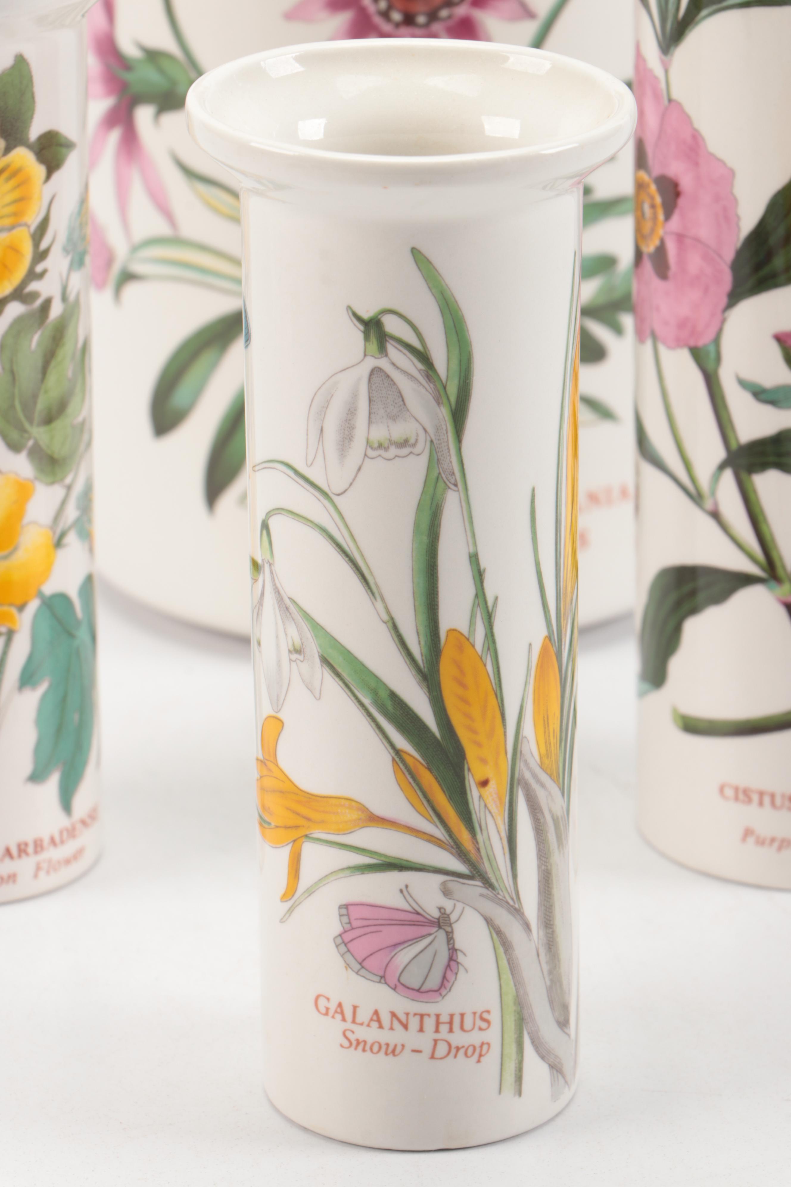 Portmeirion "Botanic Garden" Canister Set with Vases