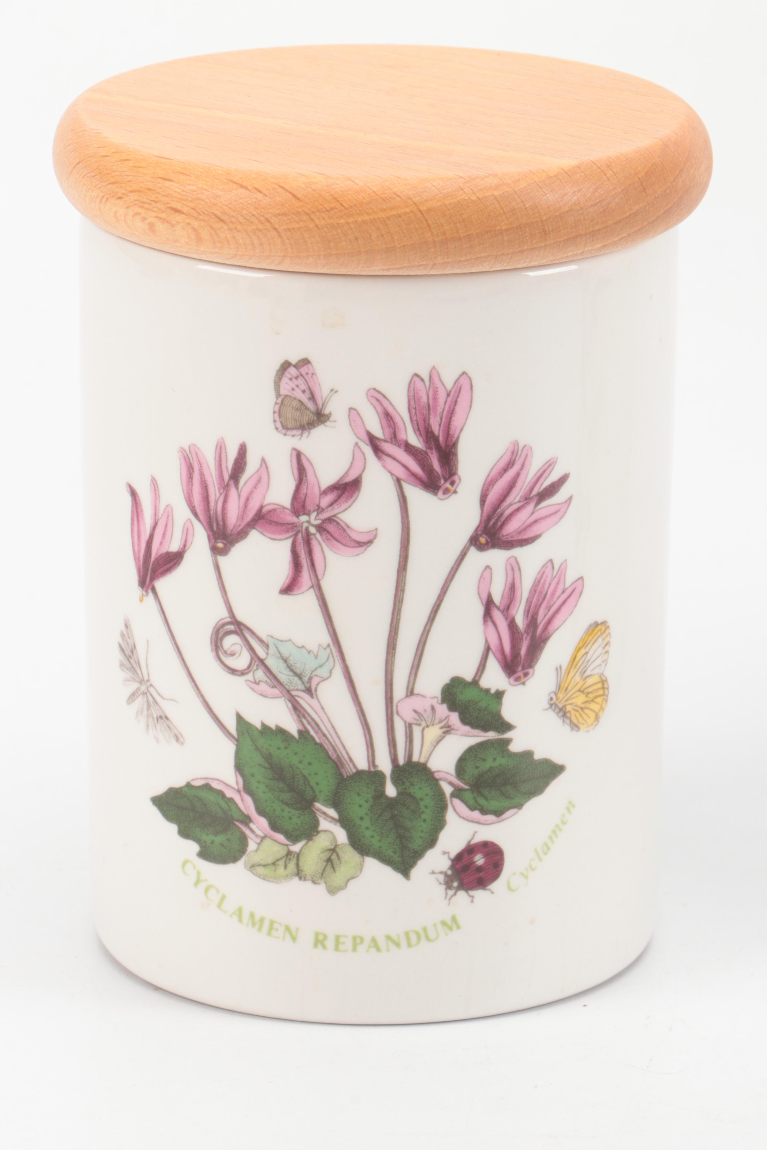 Portmeirion "Botanic Garden" Canister Set with Vases