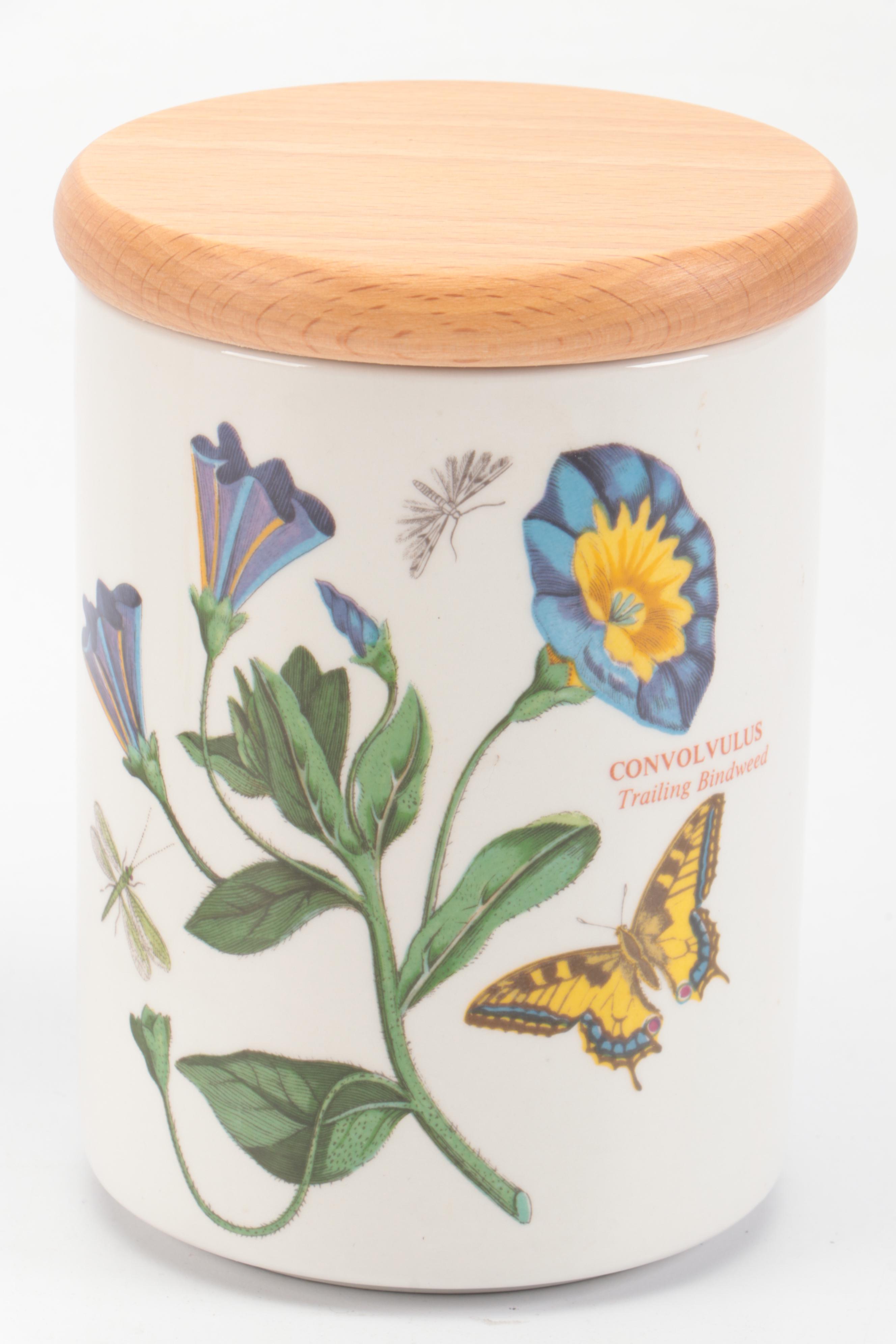 Portmeirion "Botanic Garden" Canister Set with Vases