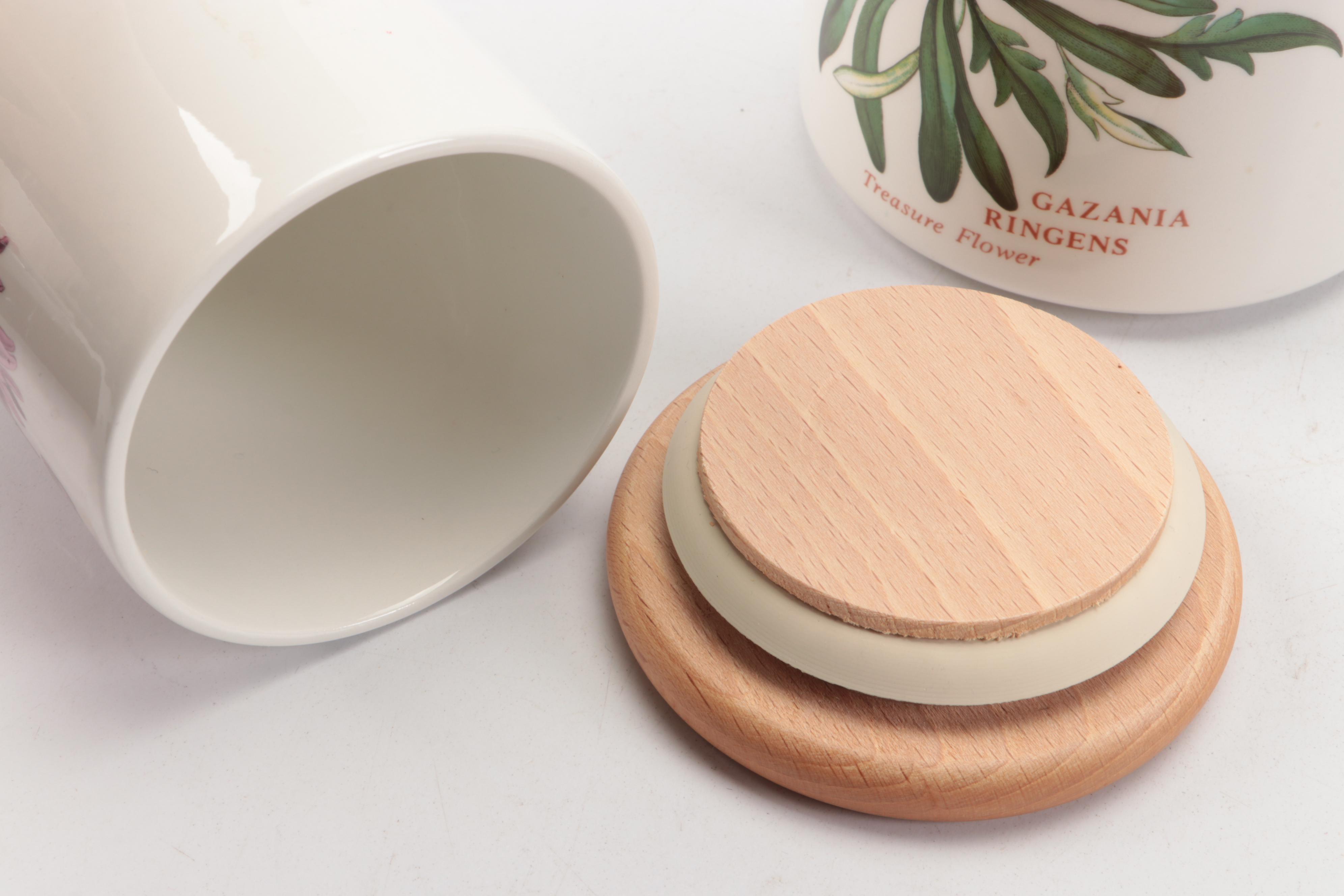 Portmeirion "Botanic Garden" Canister Set with Vases