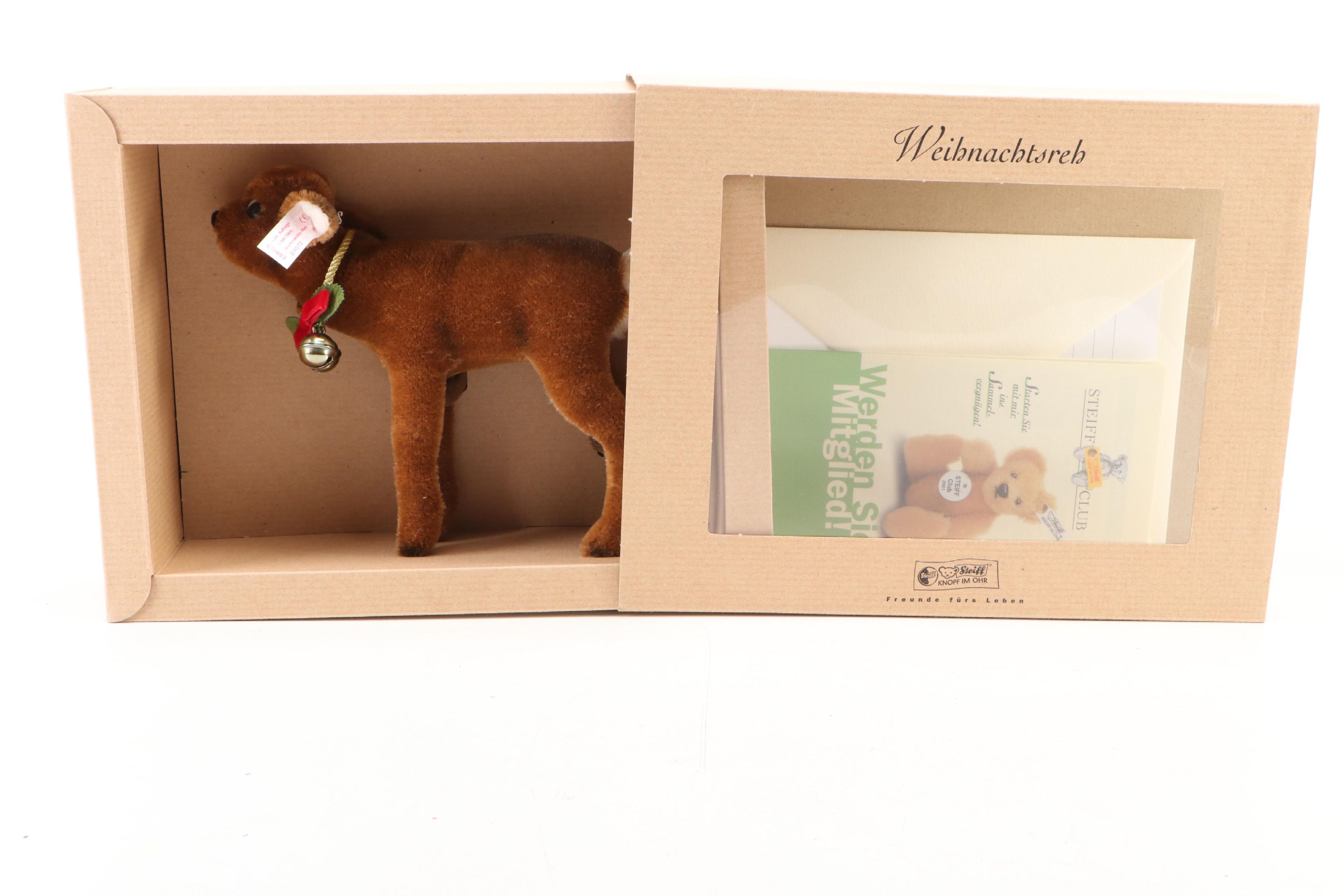 Christmas Collection Featuring Stieff Reindeer and Miniatures