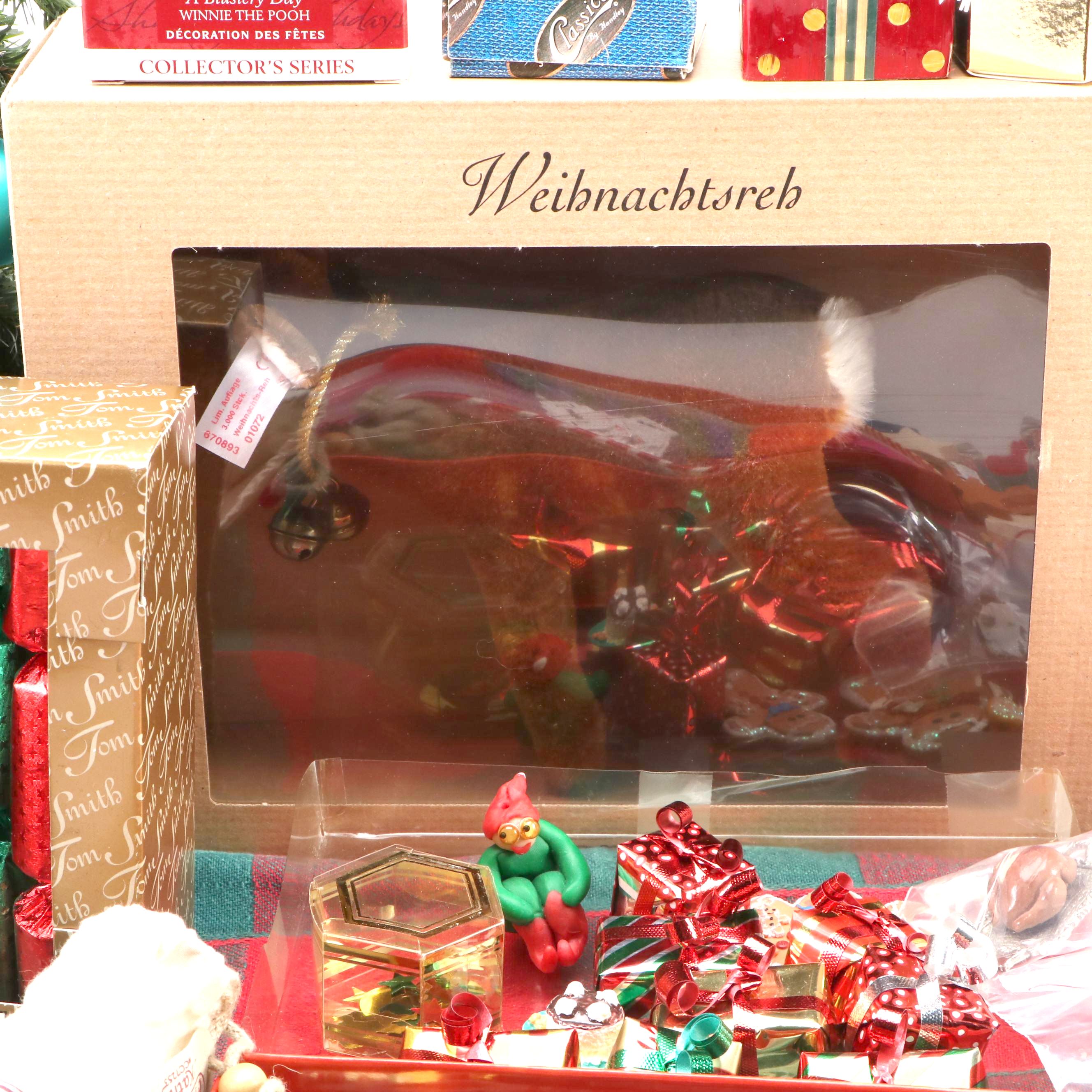 Christmas Collection Featuring Stieff Reindeer and Miniatures