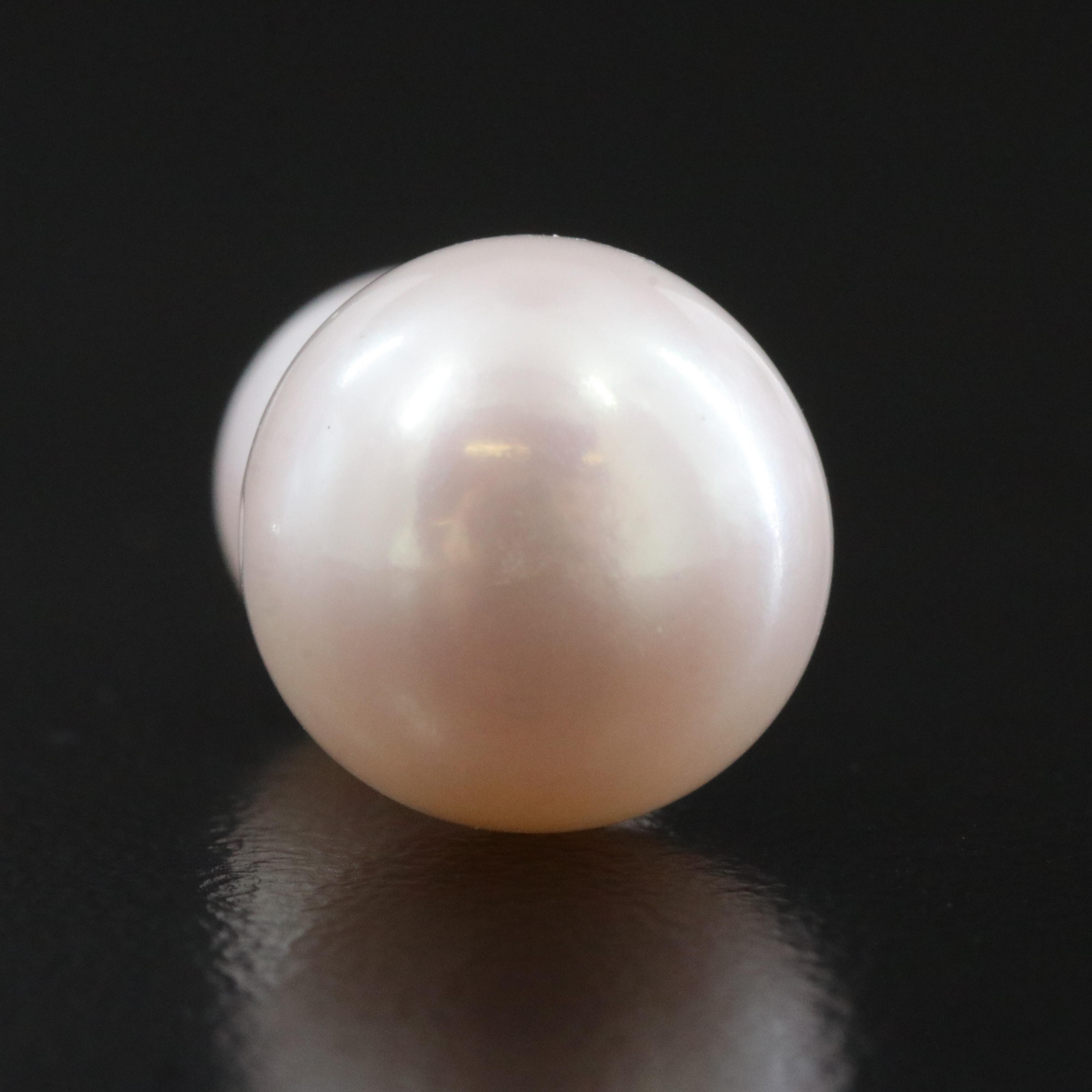 14K Pearl Front-Back Earrings