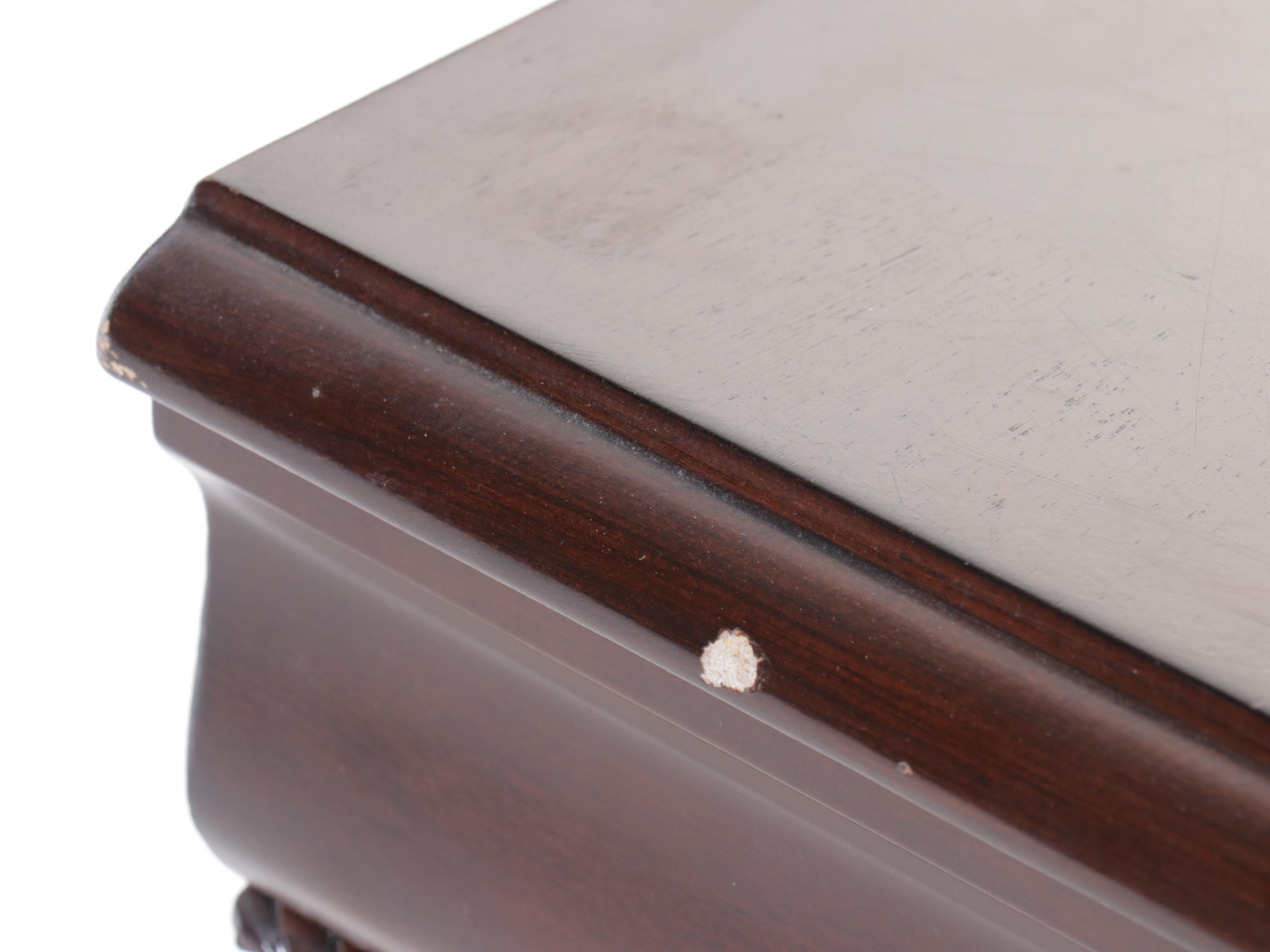 Pair of Napoleon III Style Mahogany Nightstands