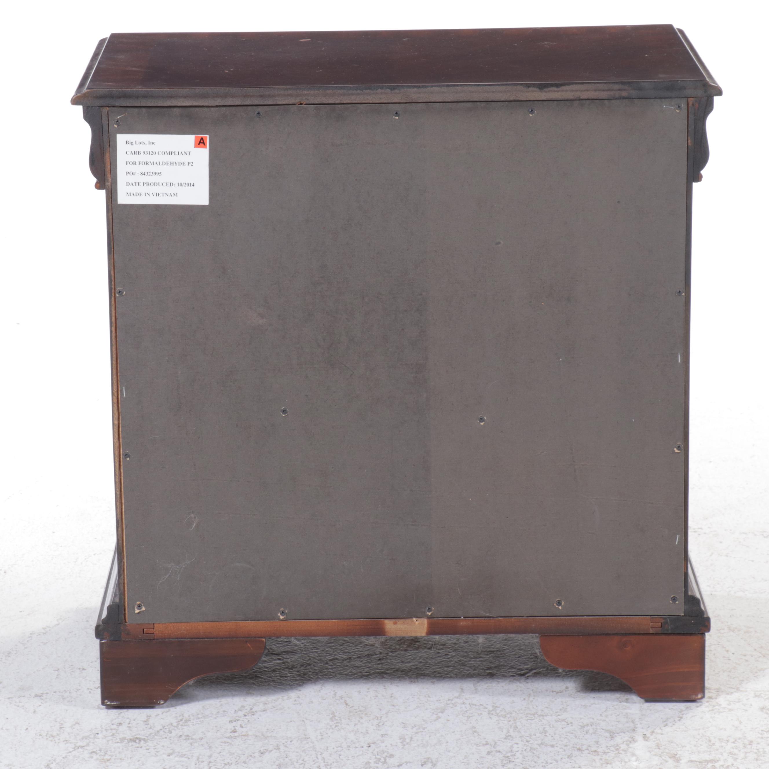 Pair of Napoleon III Style Mahogany Nightstands