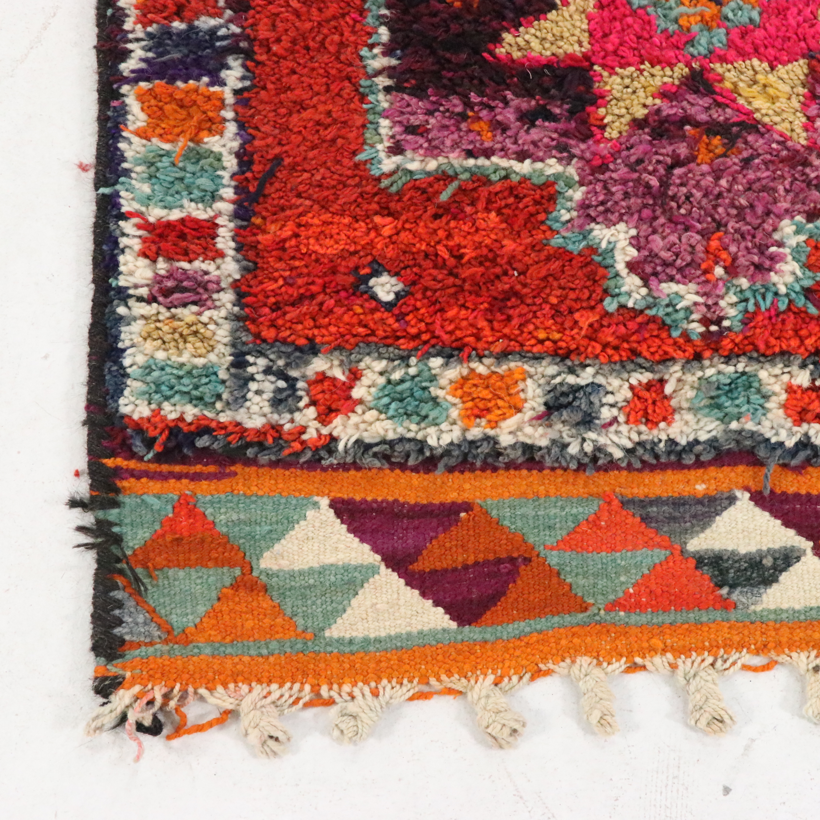 3'2 x 10'6 Hand-Knotted Moroccan Berber Long Rug