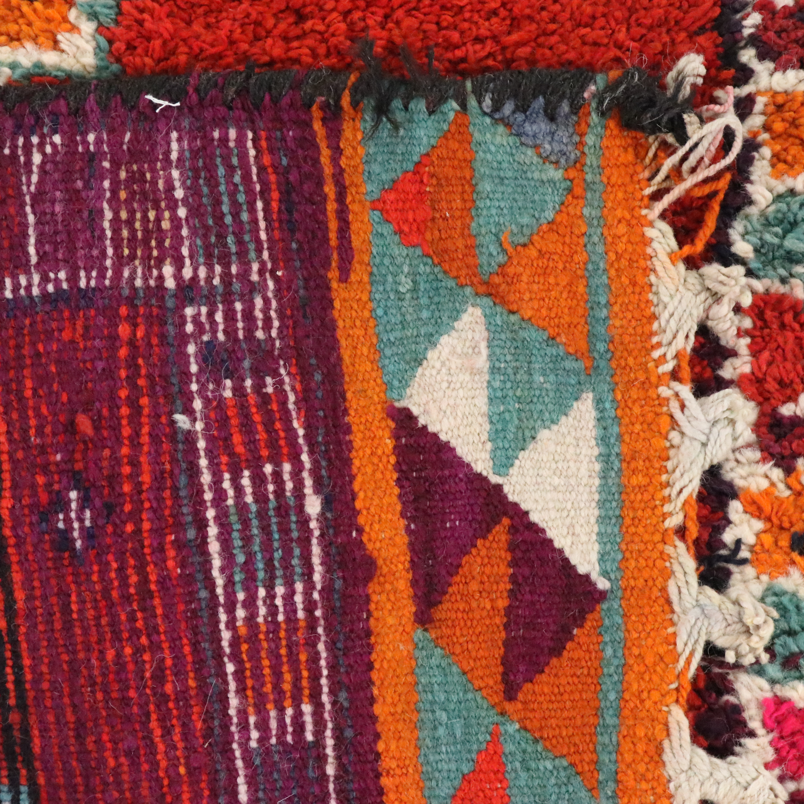 3'2 x 10'6 Hand-Knotted Moroccan Berber Long Rug