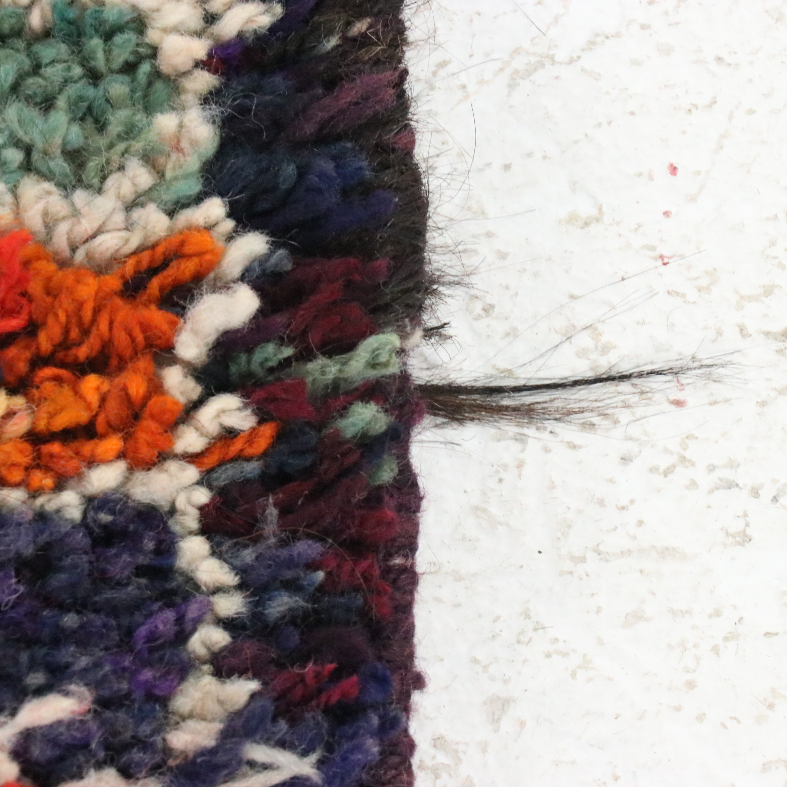 3'2 x 10'6 Hand-Knotted Moroccan Berber Long Rug