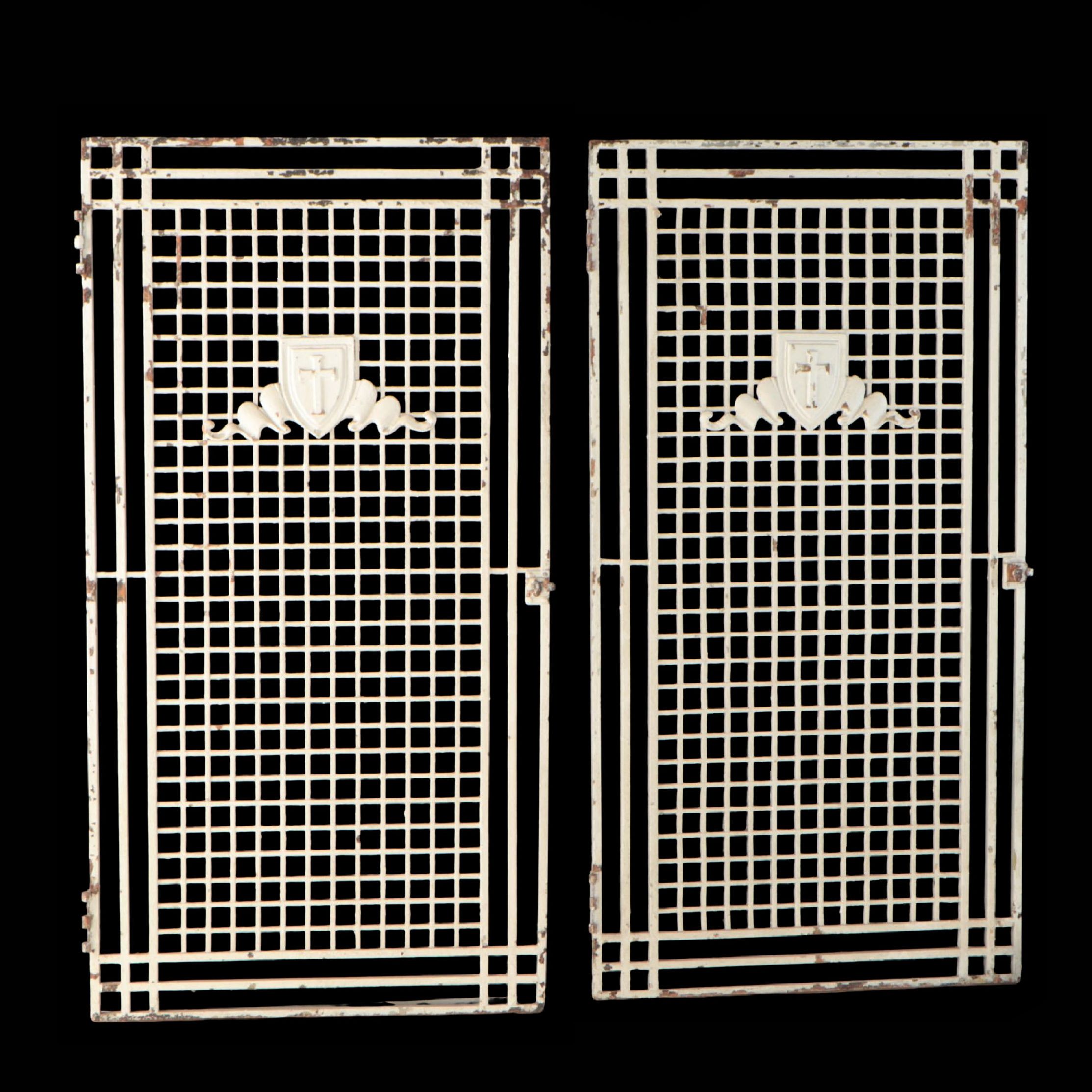 Sanctuary Cast Iron Grate Cover Swing Panels