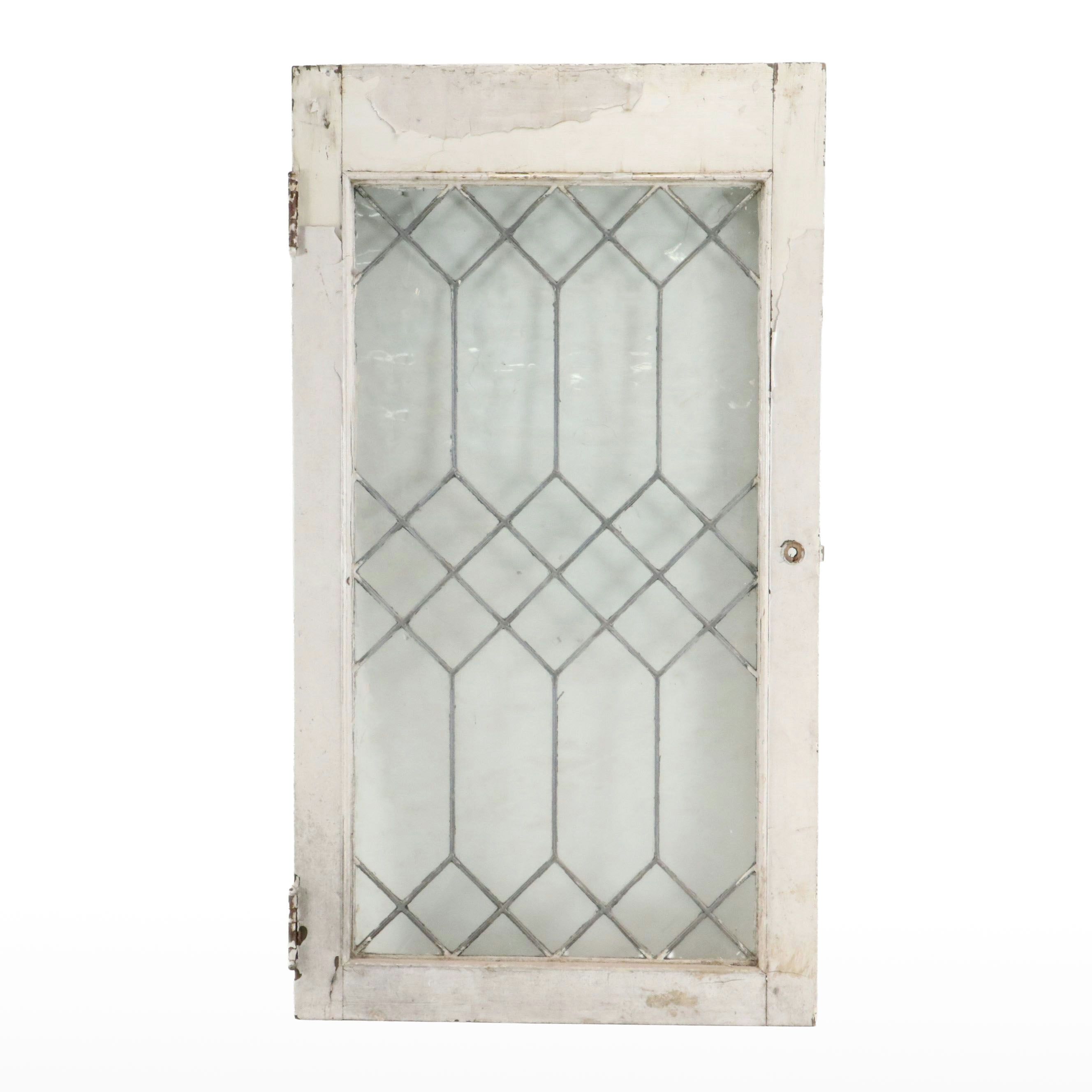 Leaded Glass Window, Early 20th Century