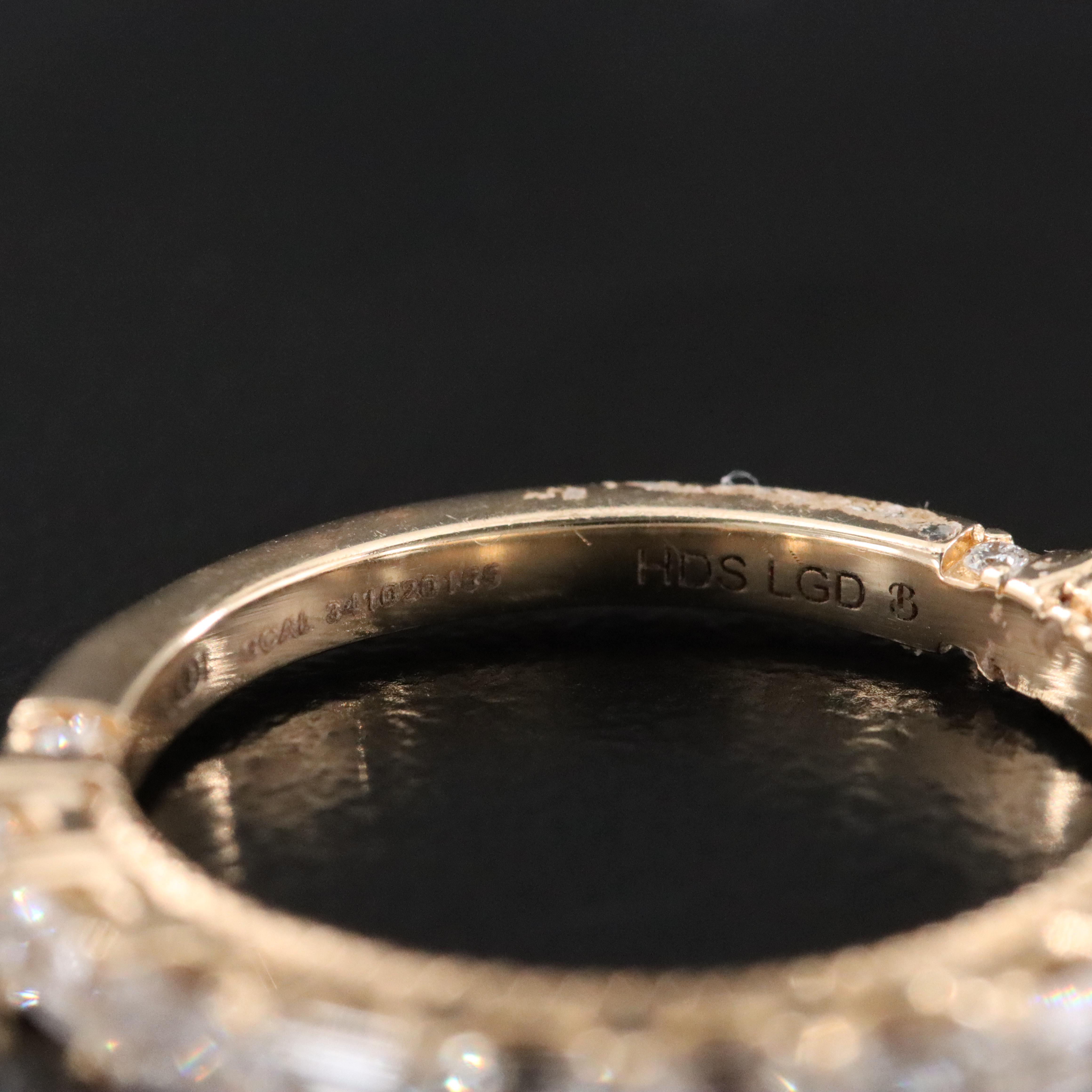 14K 1.35 CTW Lab Grown Diamond Ring