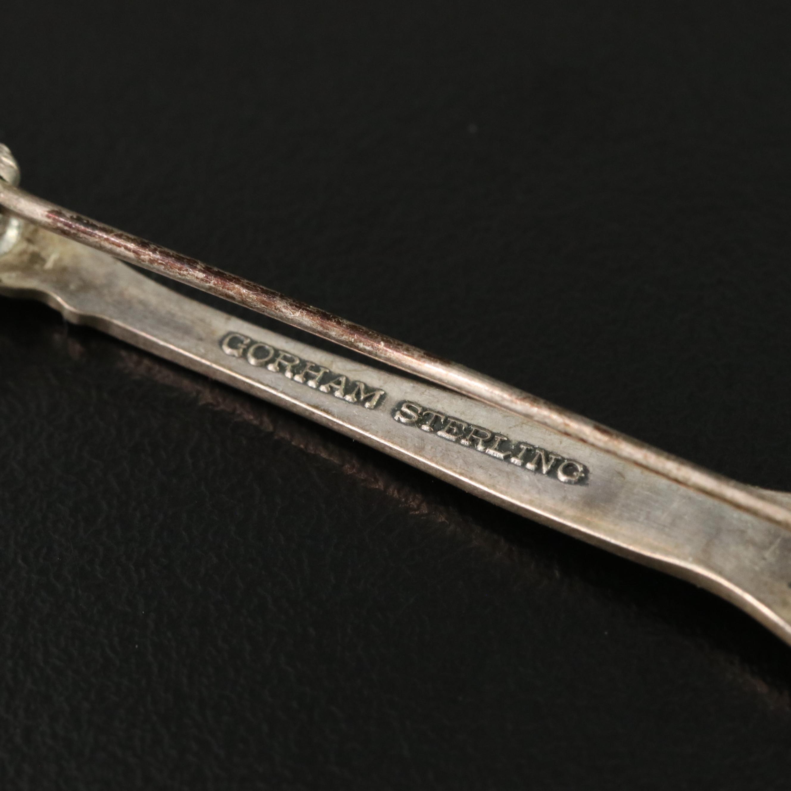 Gorham Sterling Spoon Brooch