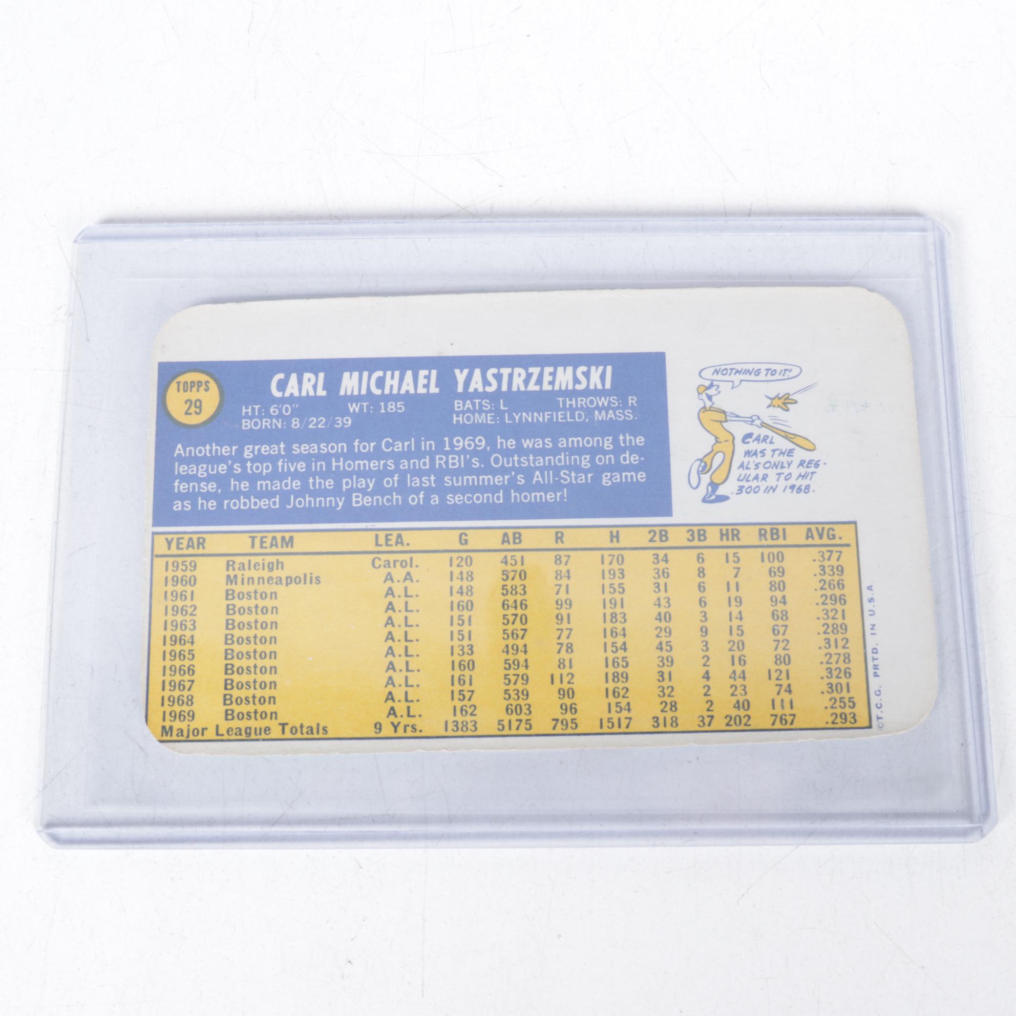 Roberto Clemente, Willie Mays, and Other Topps Baseball Trading Cards