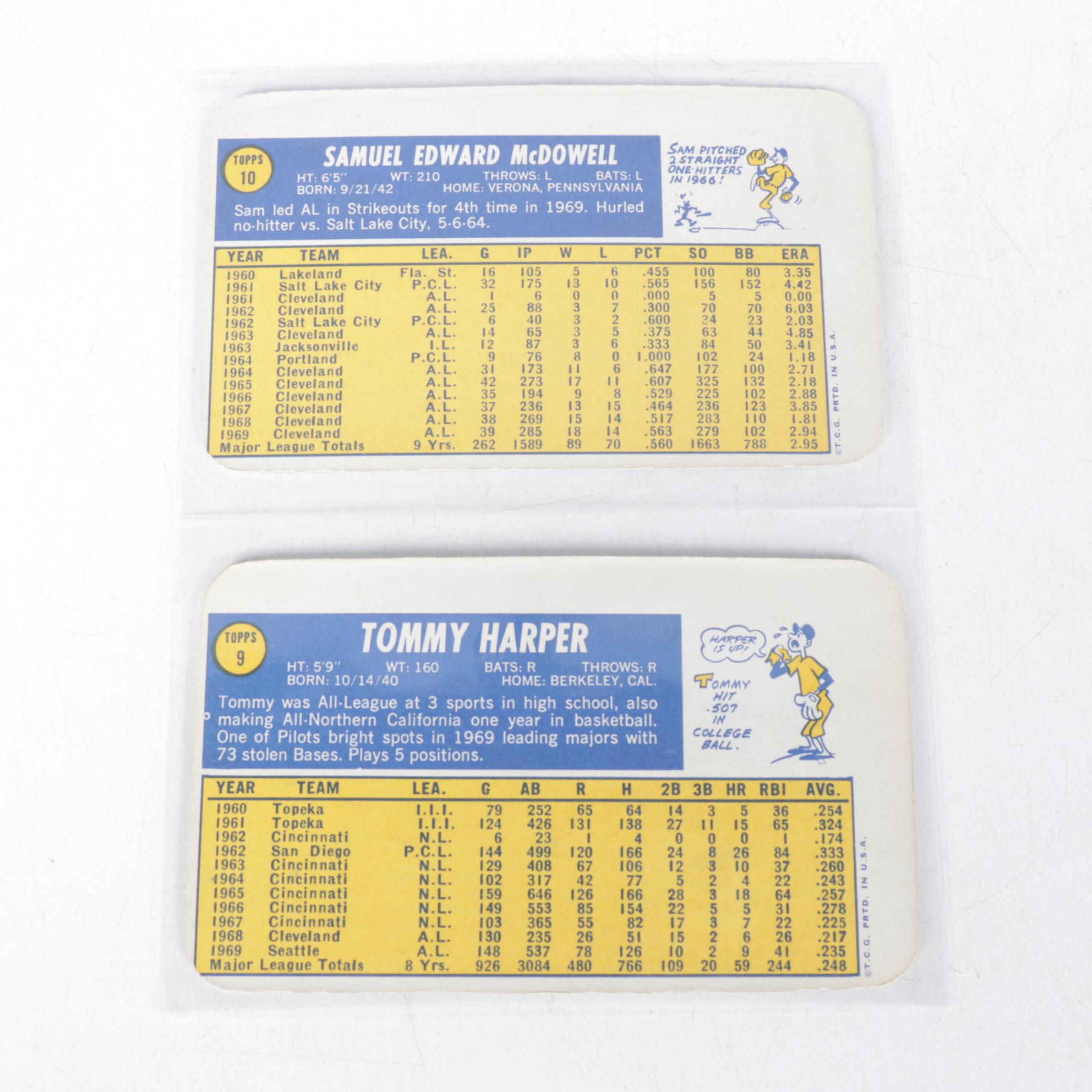 Roberto Clemente, Willie Mays, and Other Topps Baseball Trading Cards