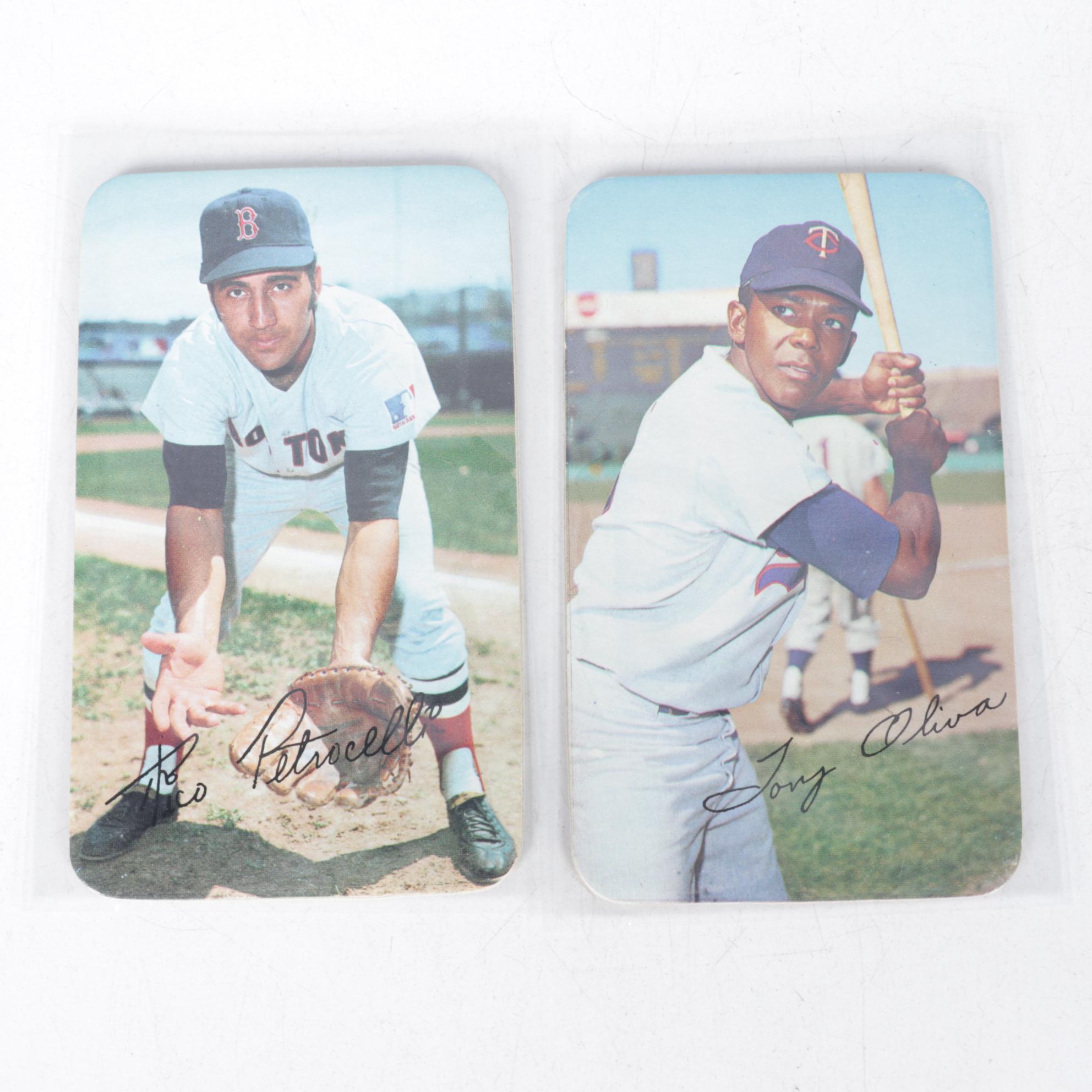 Roberto Clemente, Willie Mays, and Other Topps Baseball Trading Cards